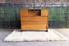 Harvey Probber Attributed Twin Sized Mid-Century Bookcase Headboard, circa 1960s