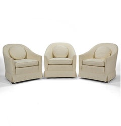 Harvey Probber Barrel Back Lounge Chairs