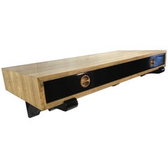 Harvey Probber Bleached Rosewood Wall Hanging Desk