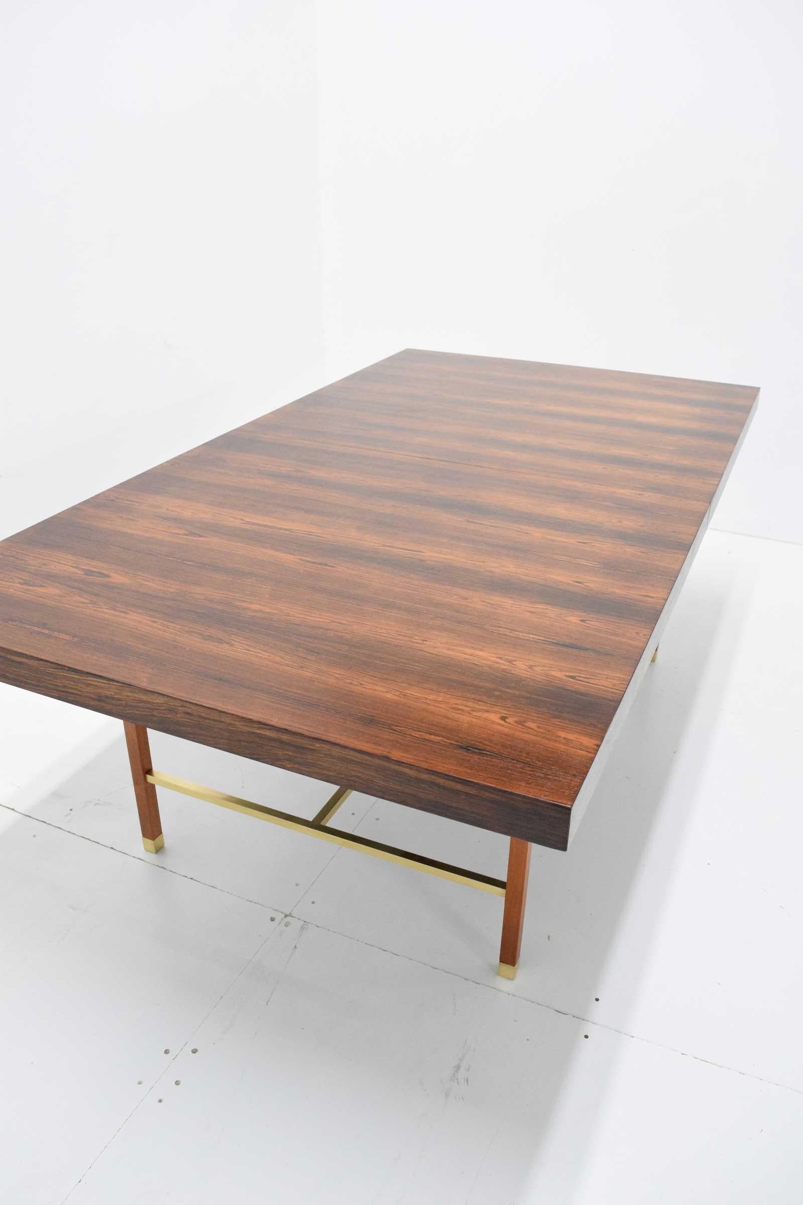 Harvey Probber Brazilian Rosewood Dining Table, 1950s 6