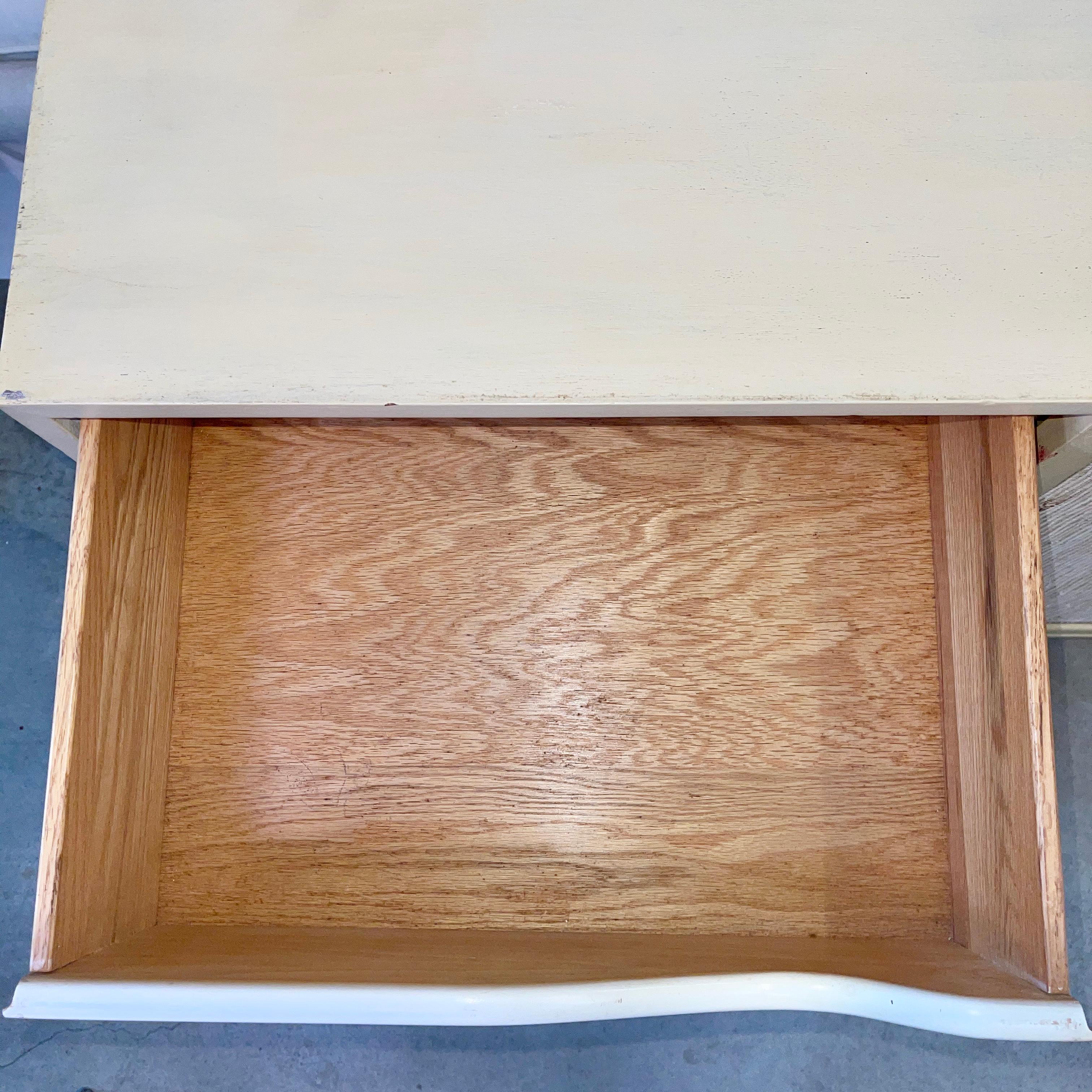 American Harvey Probber Sideboard with Sliding Grasscloth Doors For Sale
