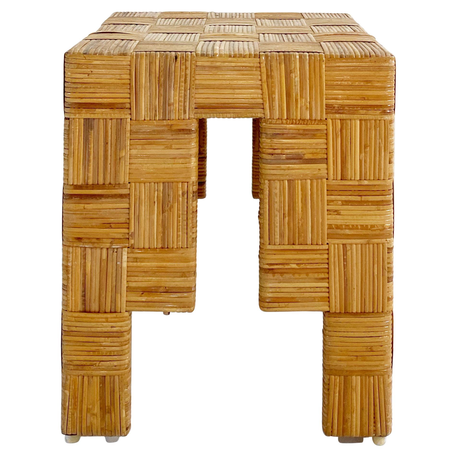 Harvey Probber Cane Stool For Sale