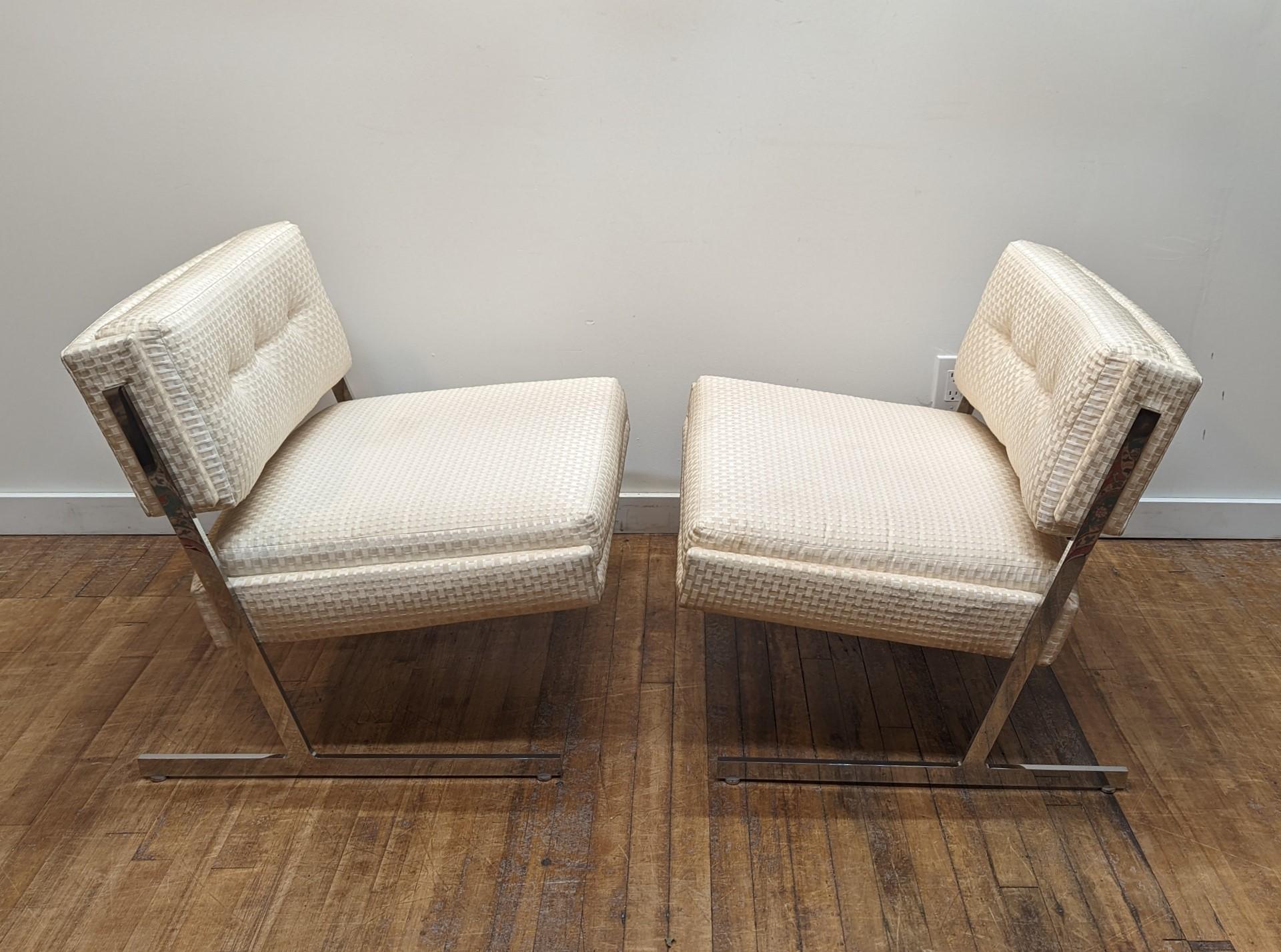 Harvey Probber Freischwinger Lounge Stühle (Moderne der Mitte des Jahrhunderts) im Angebot