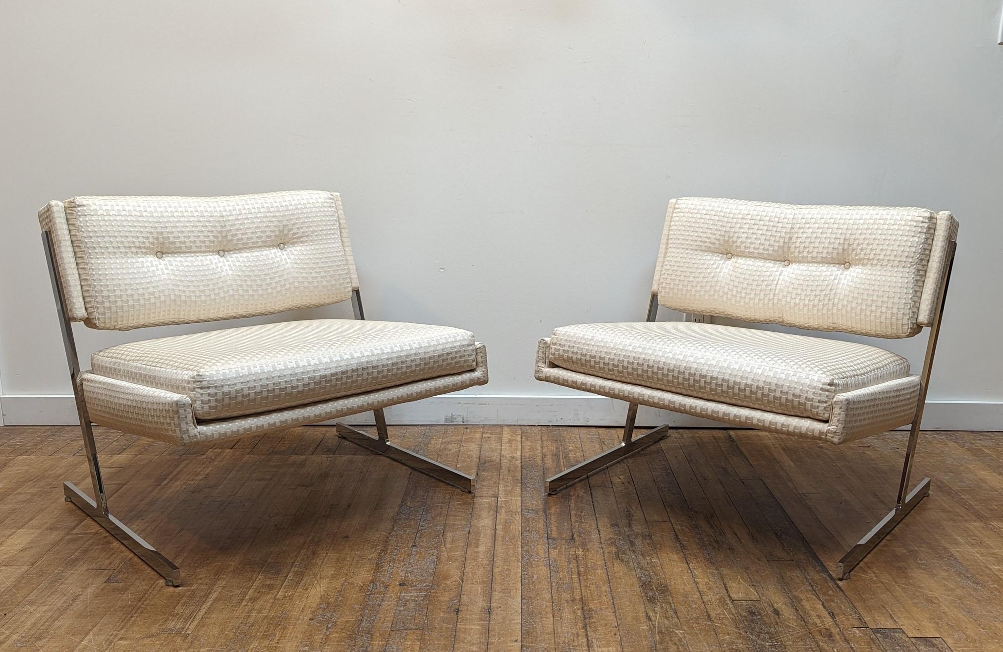 Harvey Probber Freischwinger Lounge Stühle (amerikanisch) im Angebot