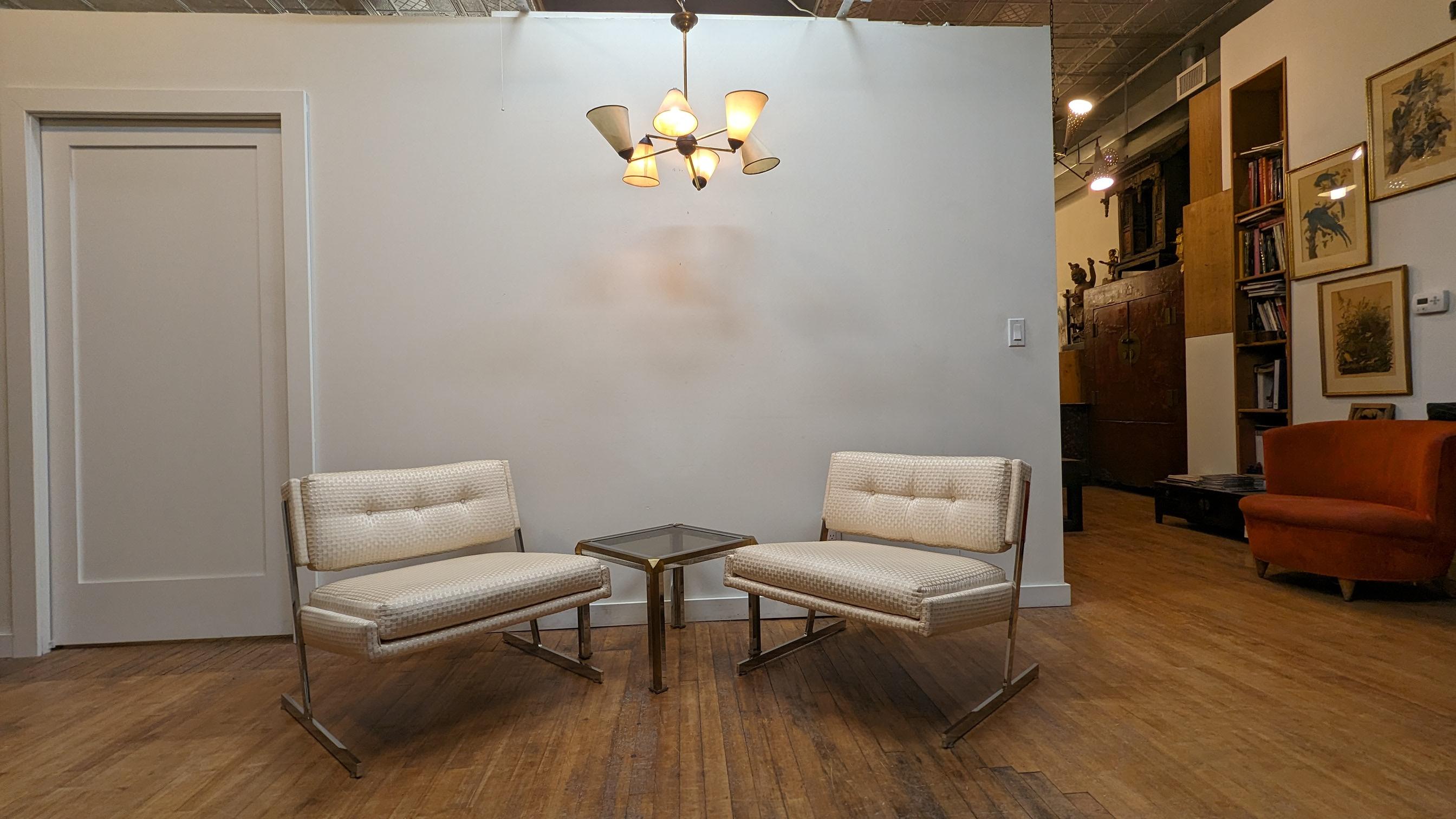 Harvey Probber Freischwinger Lounge Stühle im Angebot 1