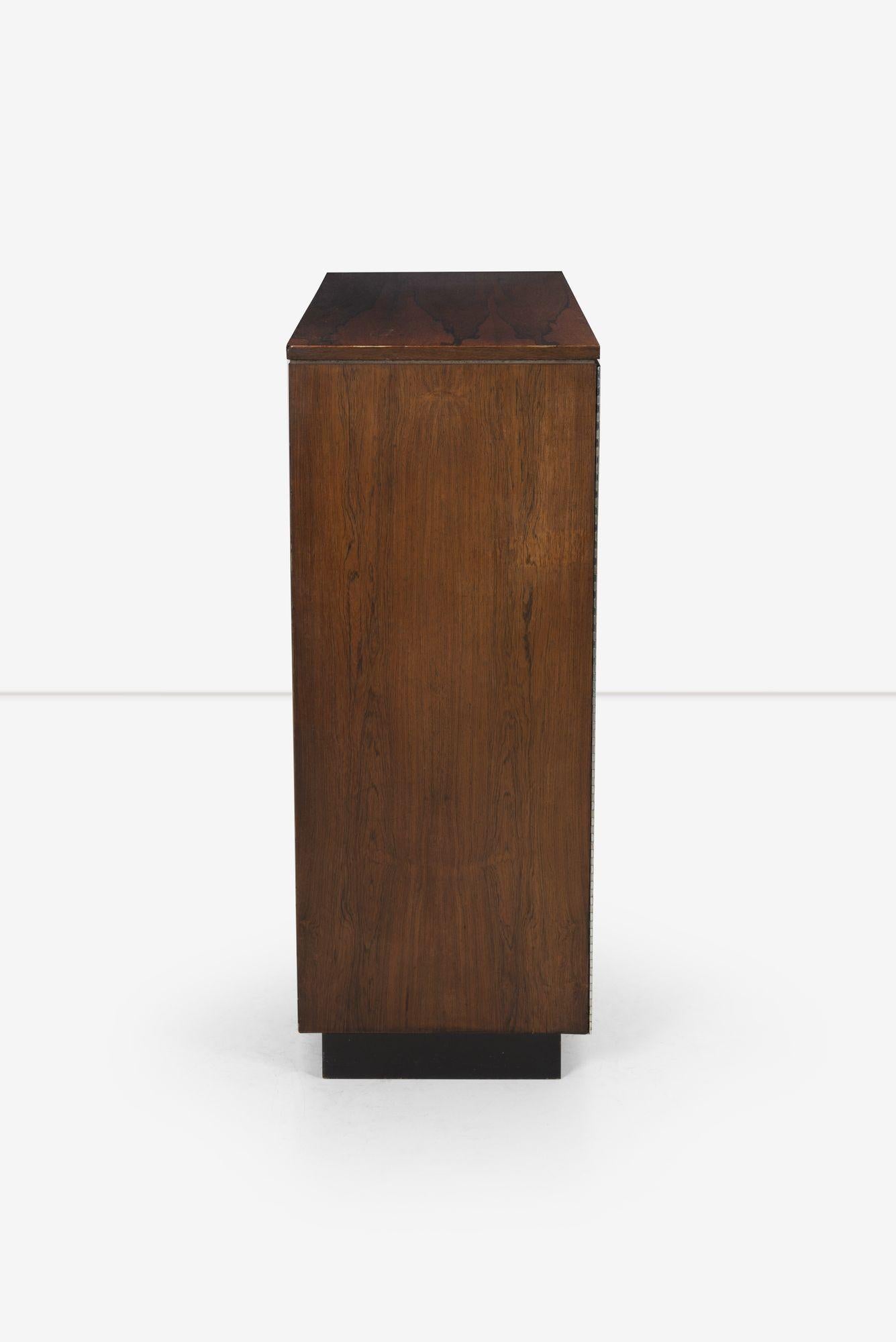 Metal Founders Furniture Chest of Drawers in Rosewood