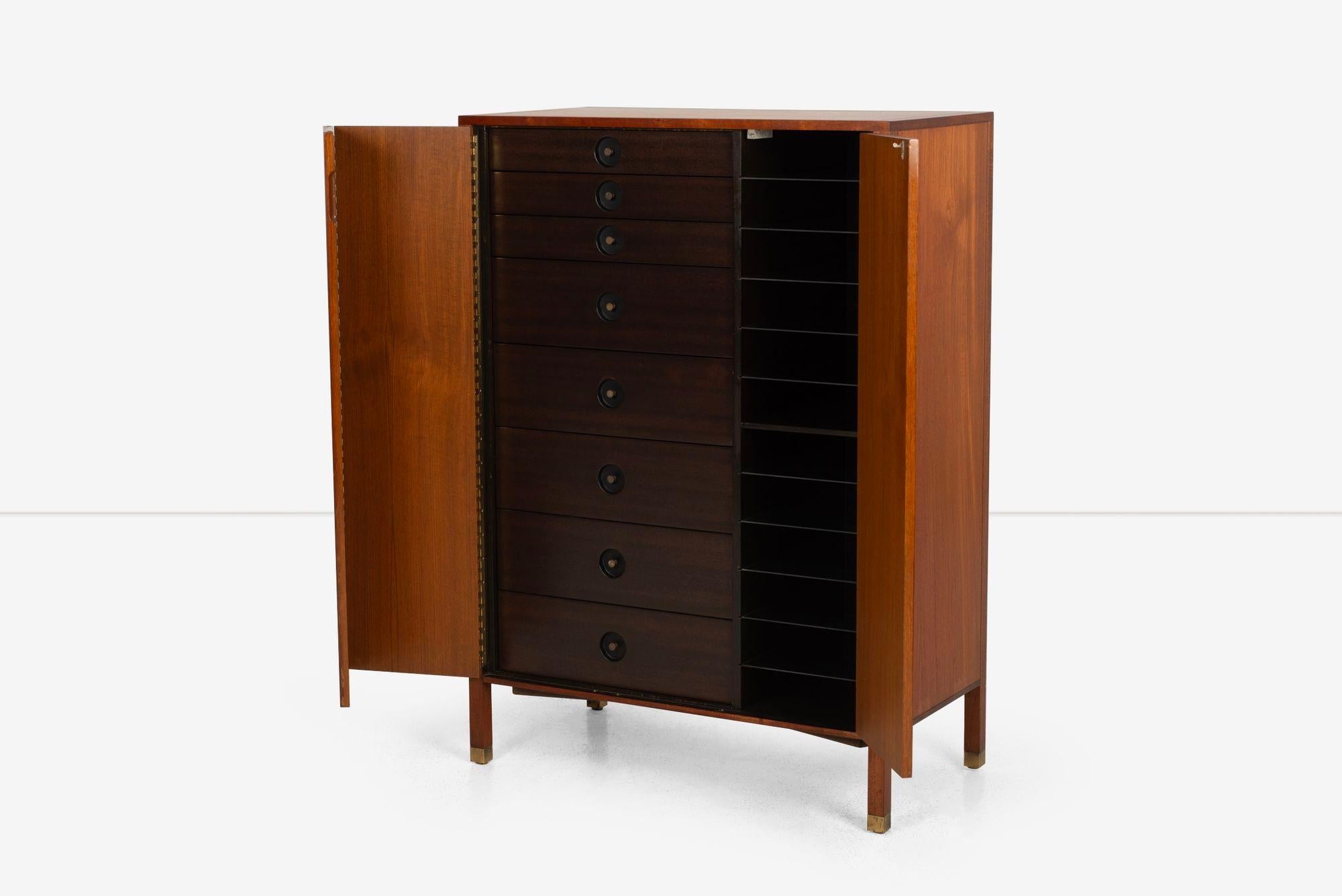 American Harvey Probber Chest of Drawers / Tall Dresser 1965 For Sale