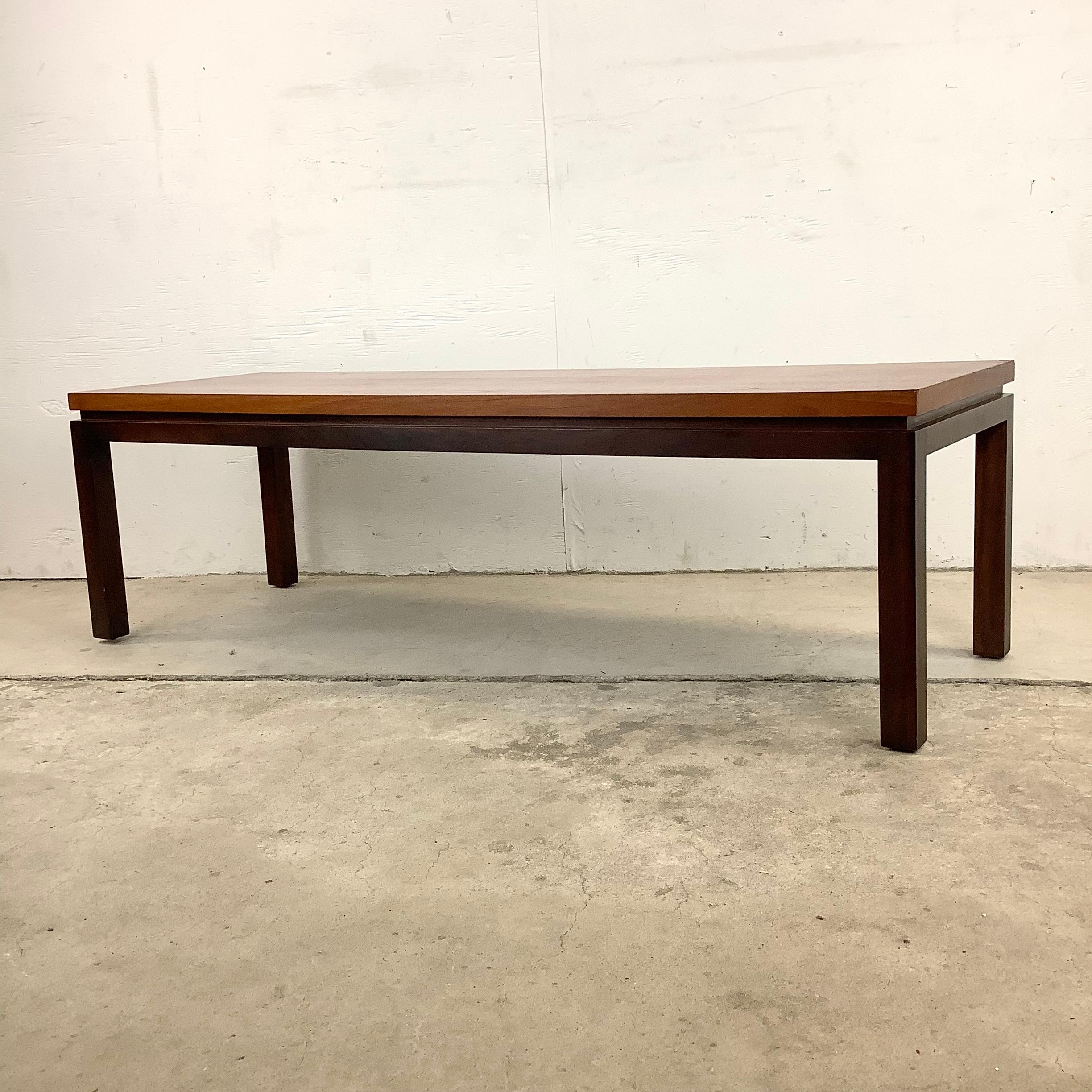 Mid-Century Modern Harvey Probber Coffee Table, Signed For Sale