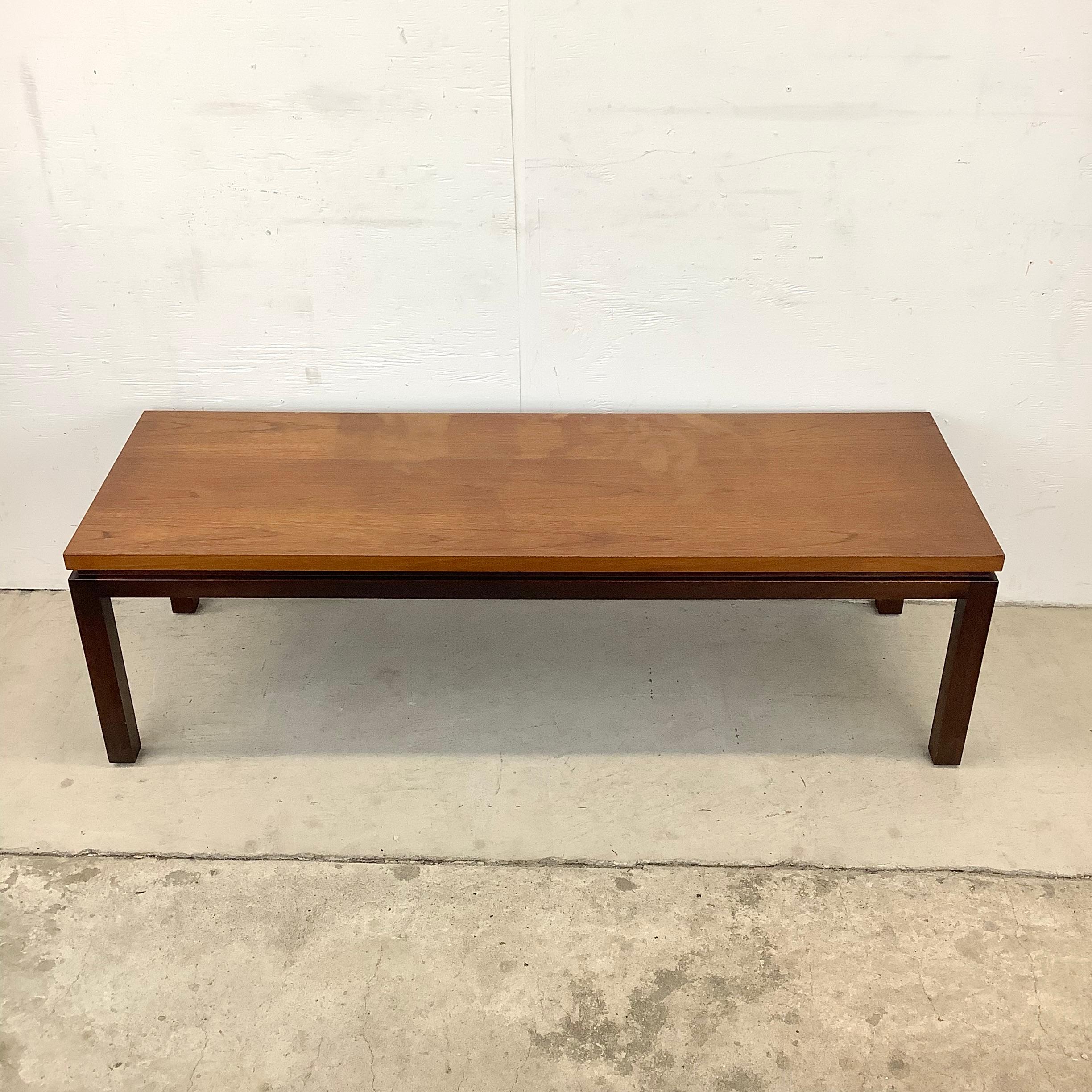 Harvey Probber Coffee Table, Signed In Fair Condition For Sale In Trenton, NJ