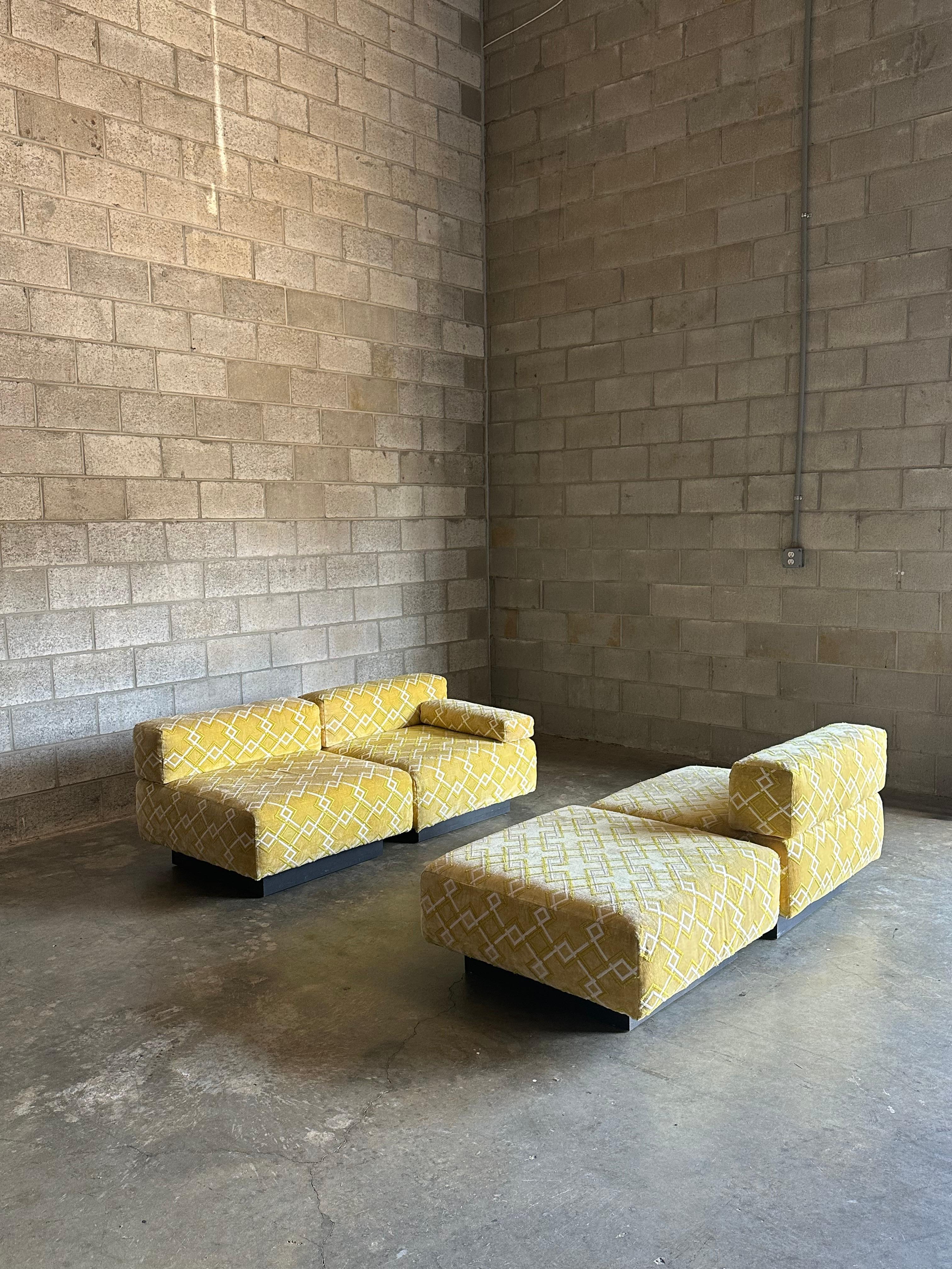 American Harvey Probber “Cubo” Minimalist Sectional