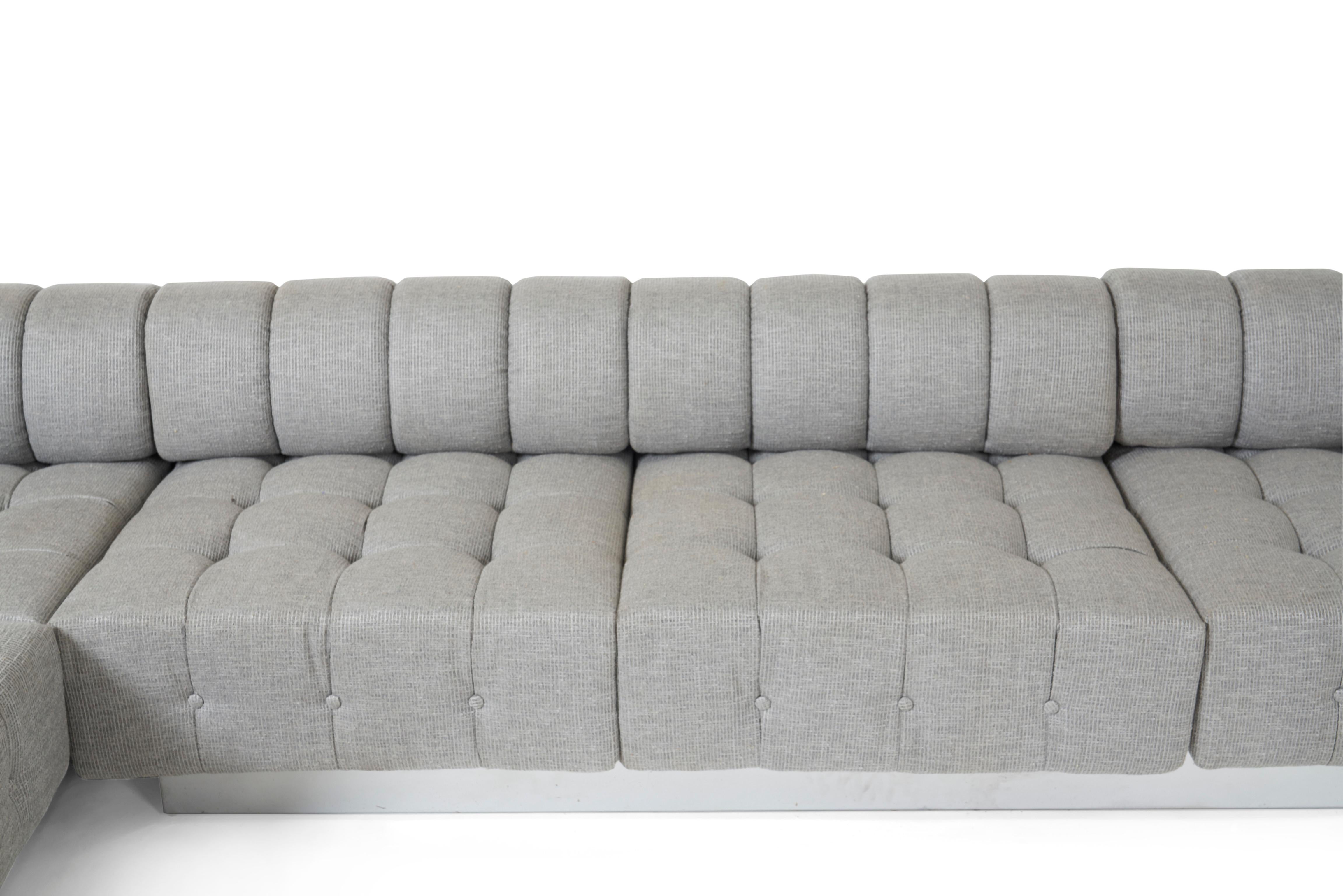 American Harvey Probber Tufto Cubo Sectional Sofa