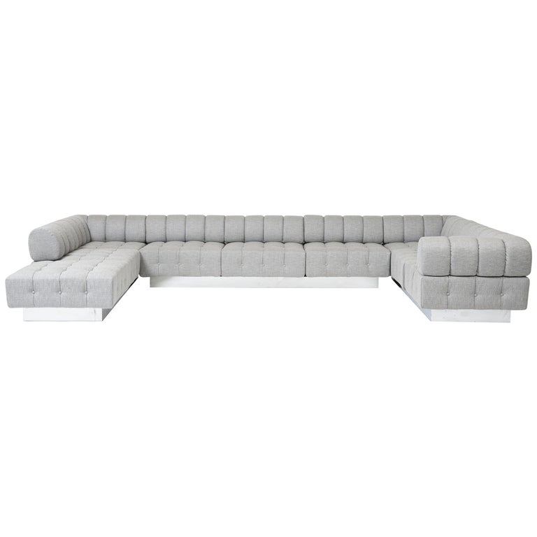 Harvey Probber Tufto Cubo Sectional Sofa For Sale