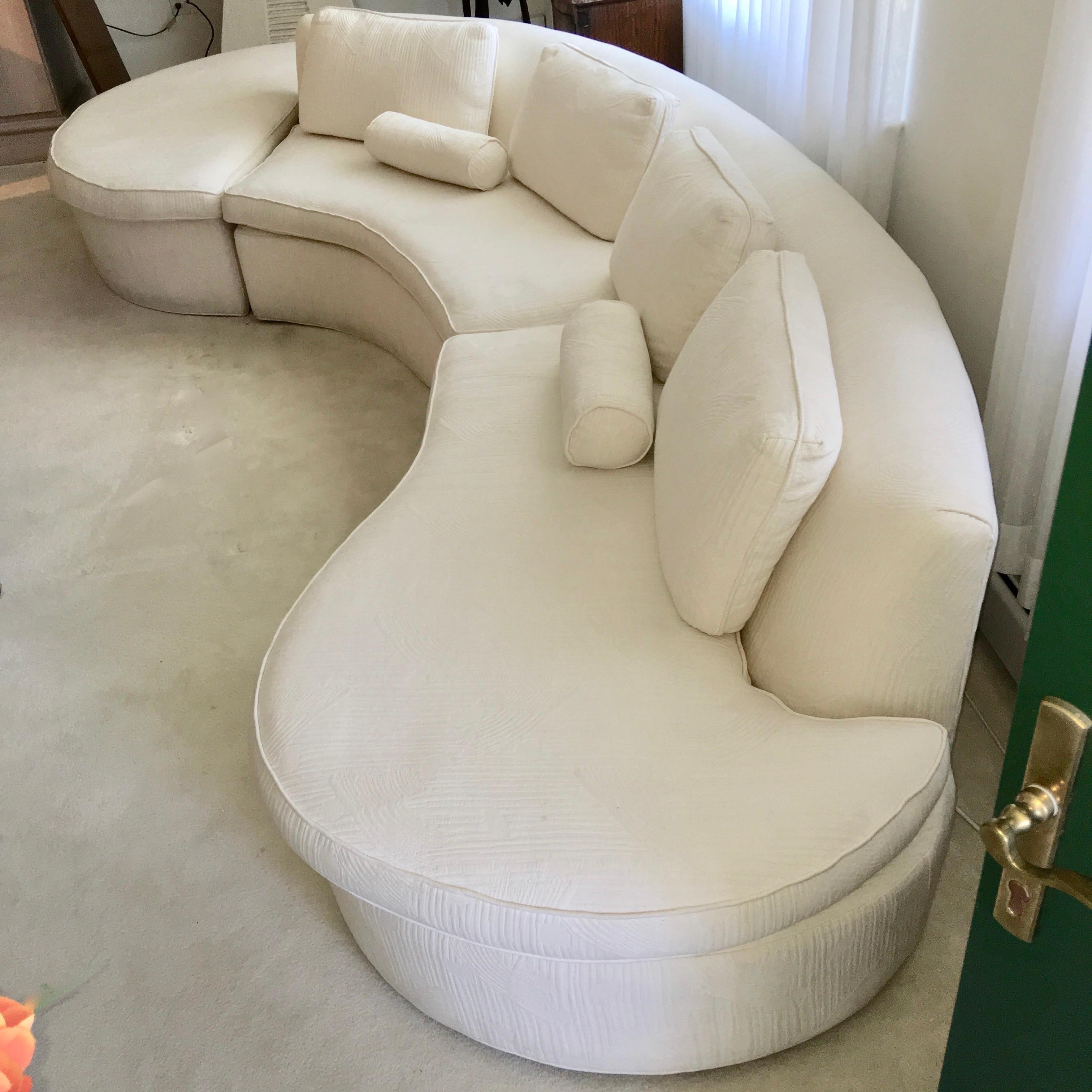 Harvey Probber Curved Cloud Sofa 6