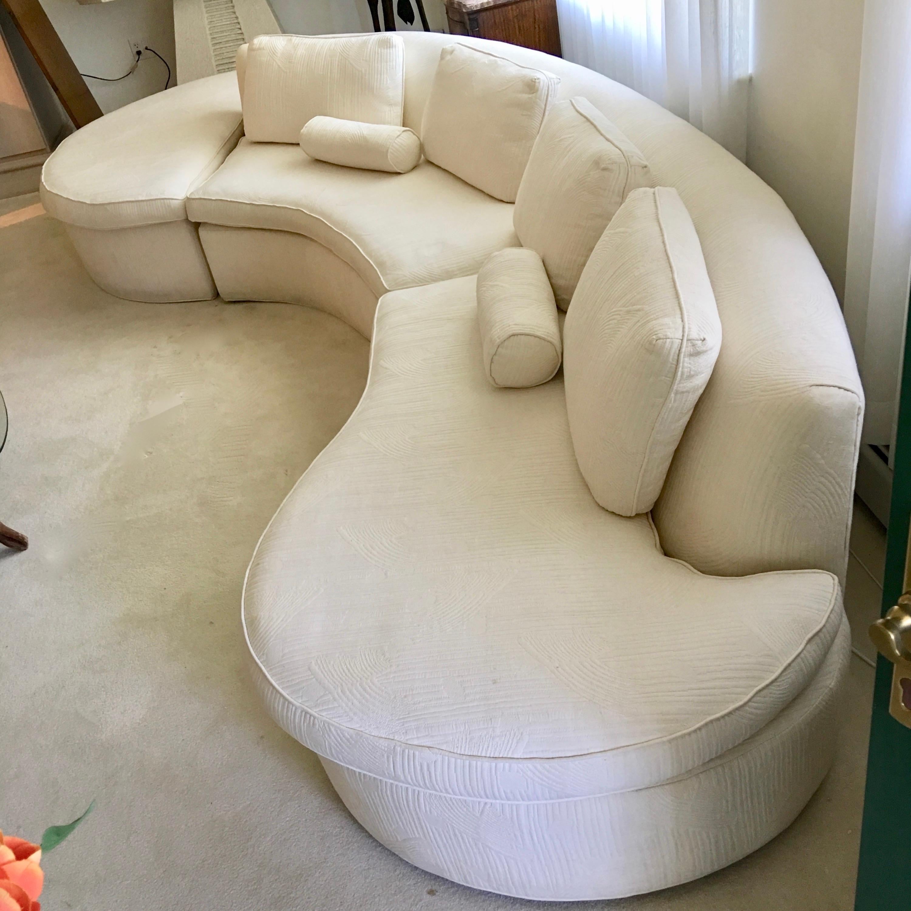 Harvey Probber Curved Cloud Sofa 10