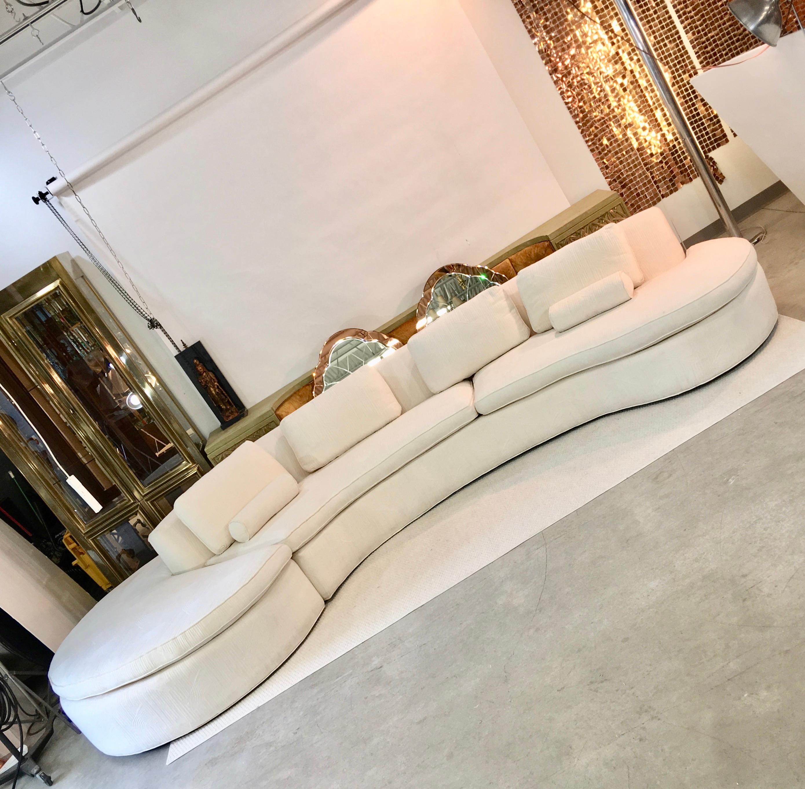 Mid-20th Century Harvey Probber Curved Cloud Sofa