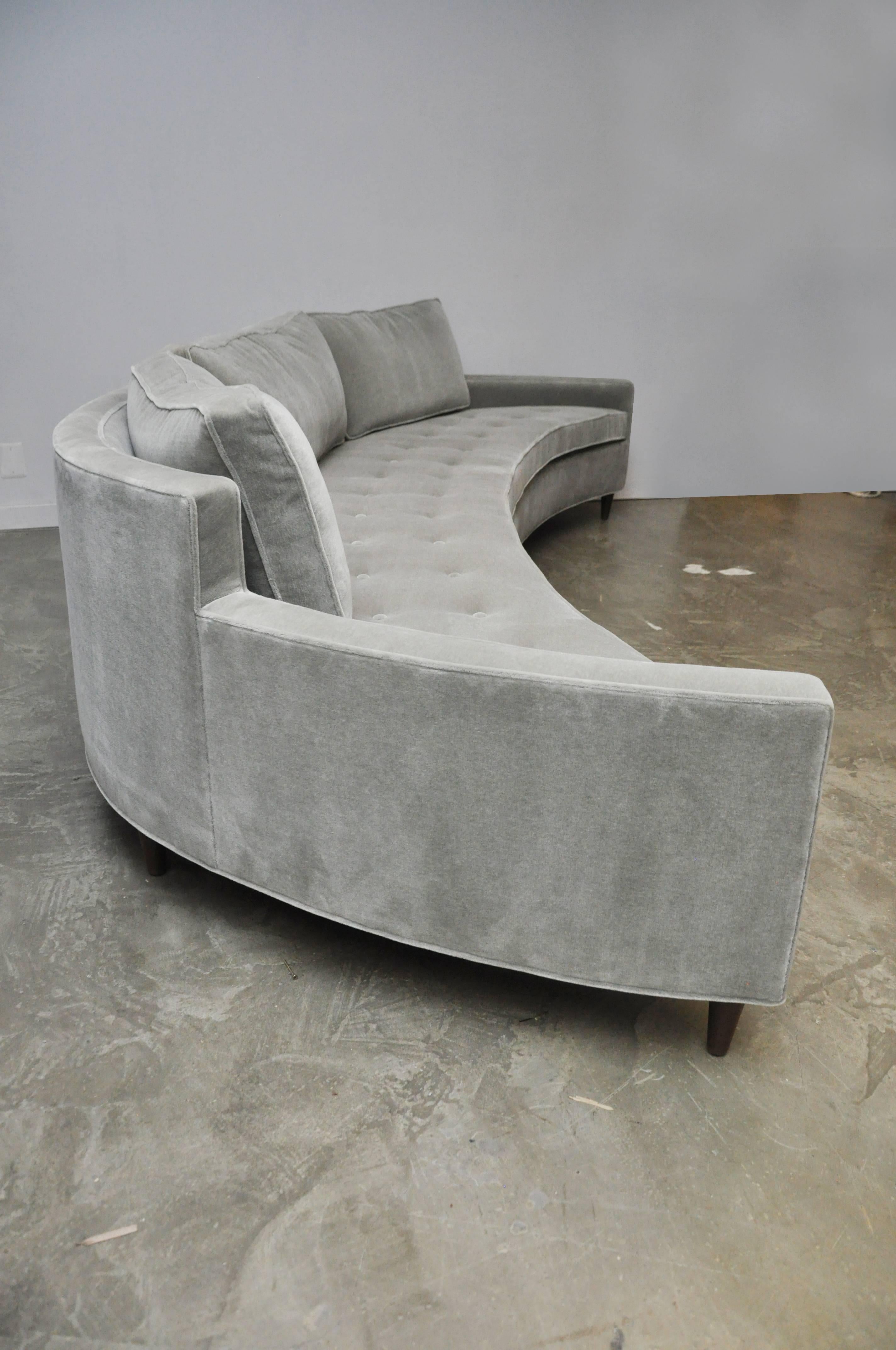 Harvey Probber Curved Sofa 1