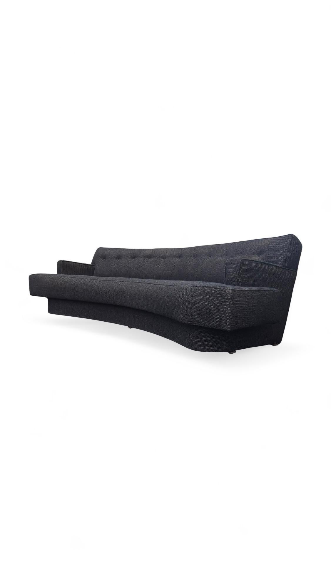 Mid-Century Modern Canapé incurvé Harvey Probber en vente