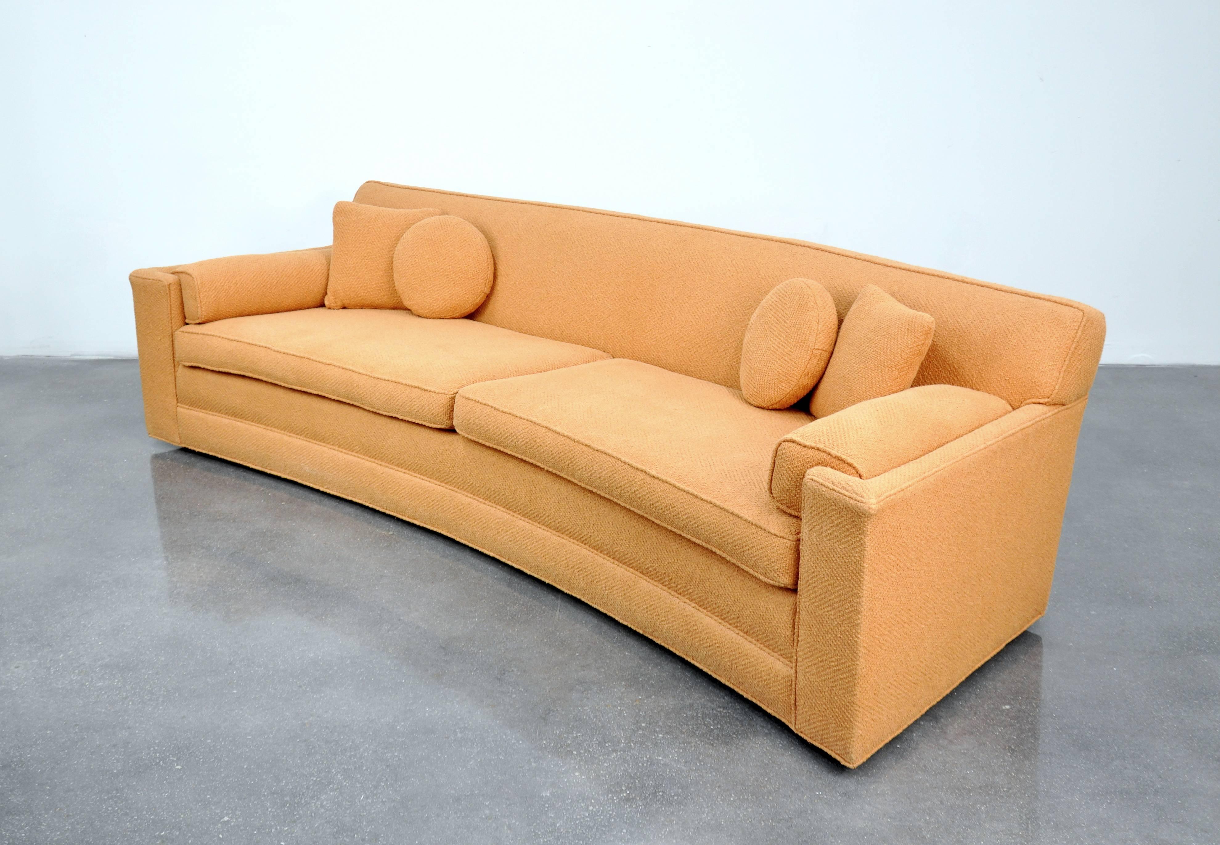 American Harvey Probber Curved Sofa