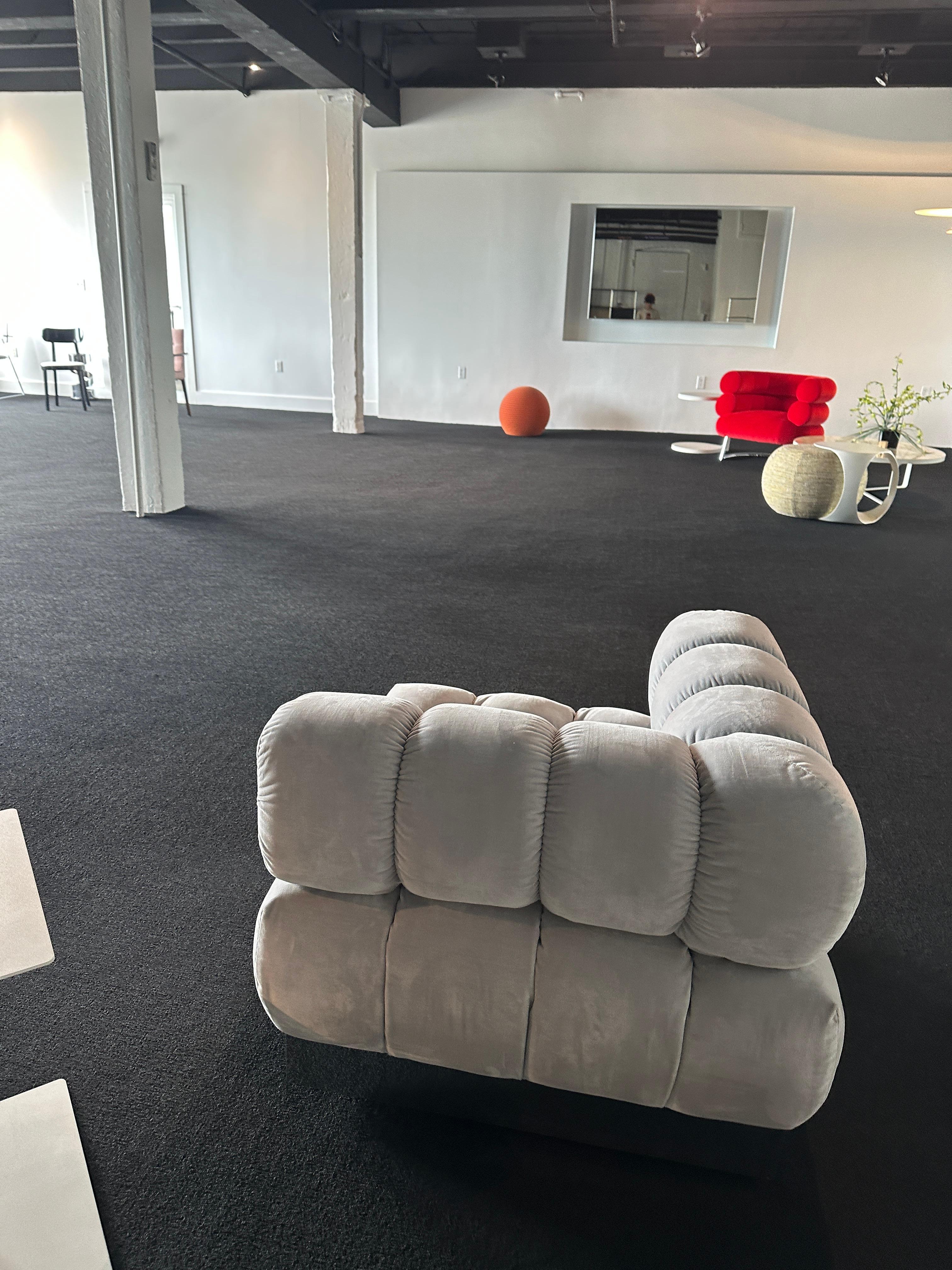 Harvey Probber  Deep Tuft Corner Chair in STOCK In Good Condition In New York, NY
