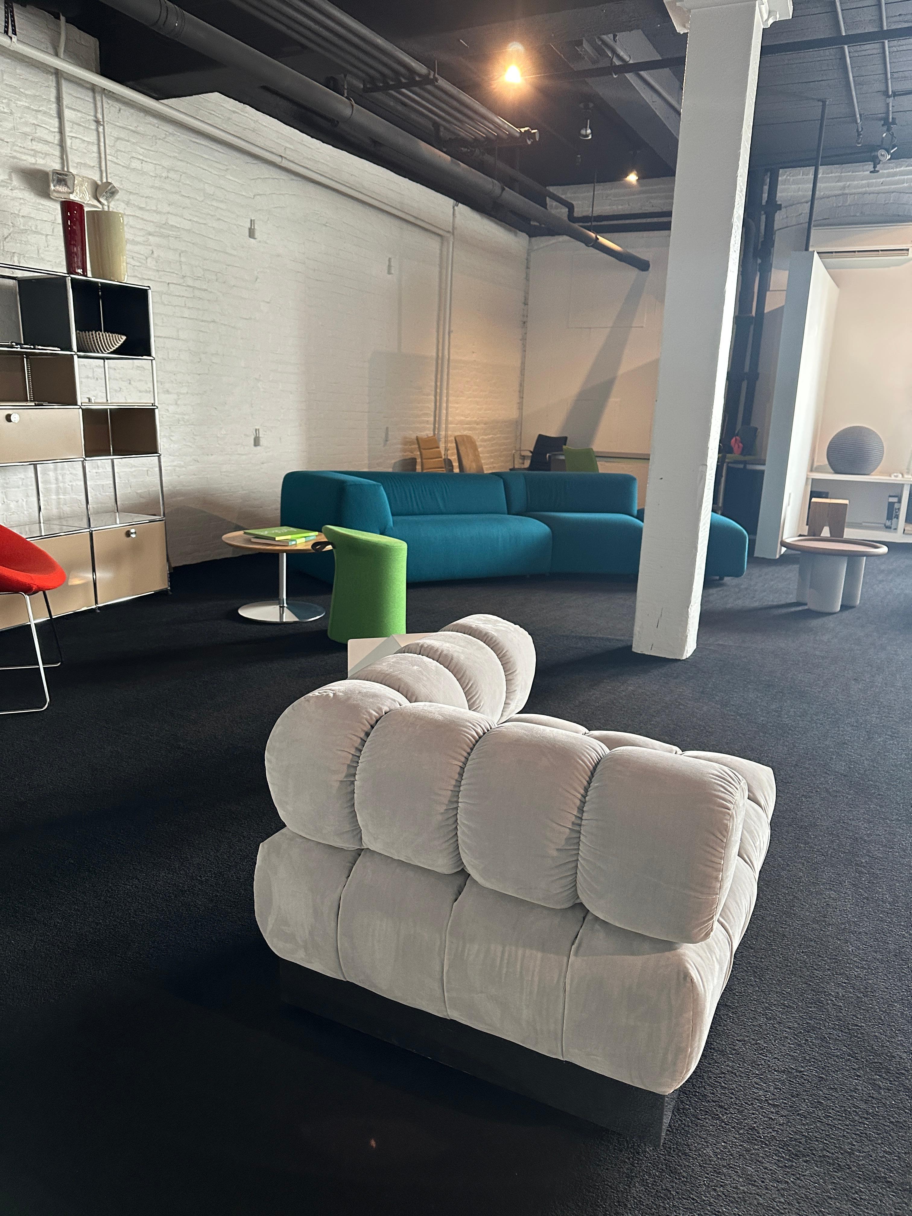 Harvey Probber  Deep Tuft Corner Chair in STOCK 1
