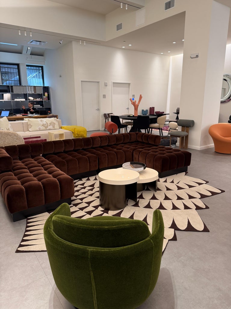 Harvey Probber Deep Tuft Modular Sofa in STOCK For Sale at 1stDibs