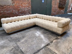 Harvey Probber Deep Tuft Sectional Sofa