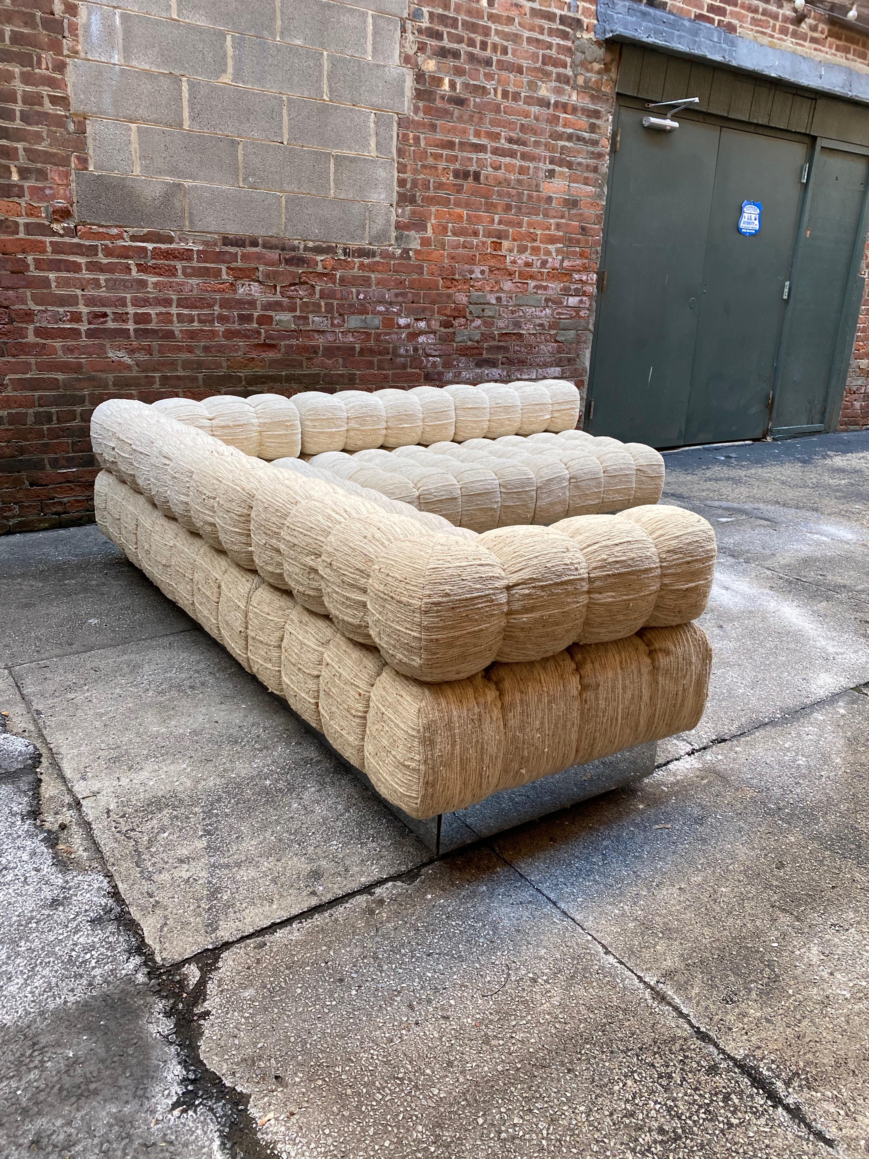 Post-Modern Harvey Probber Deep Tuft Sectional Sofa