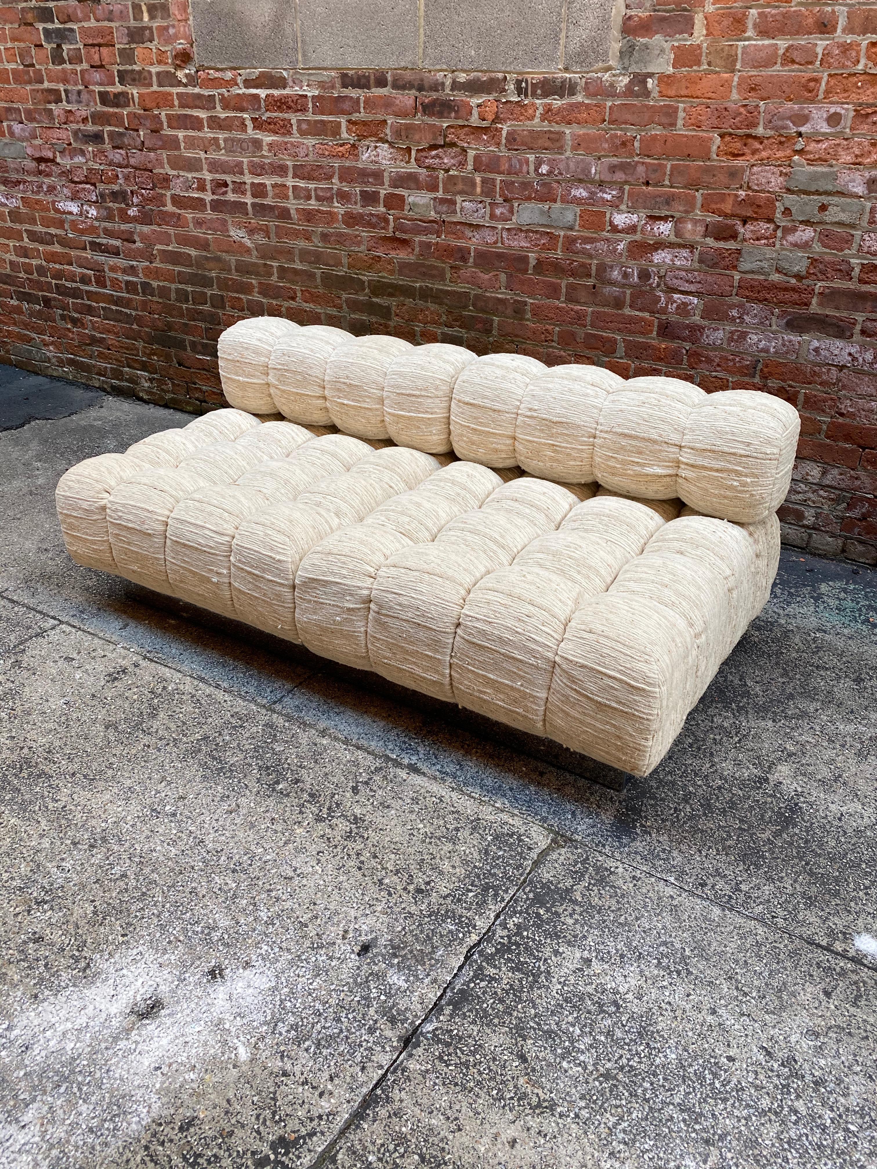 Harvey Probber Deep Tuft Sectional Sofa In Good Condition In Garnerville, NY