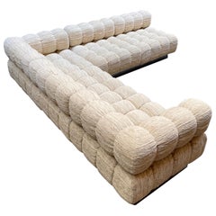 Harvey Probber Deep Tuft Sectional Sofa