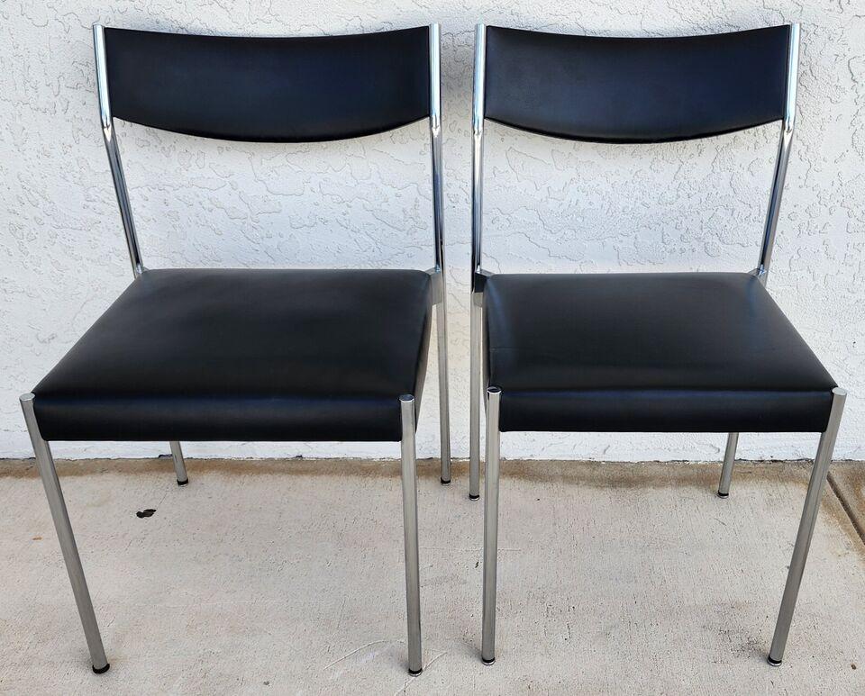 Harvey Probber Dining Chairs MCM Set of 6 In Good Condition For Sale In Lake Worth, FL