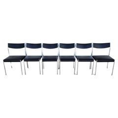 Harvey Probber ensemble de 6 chaises de salle à manger MCM