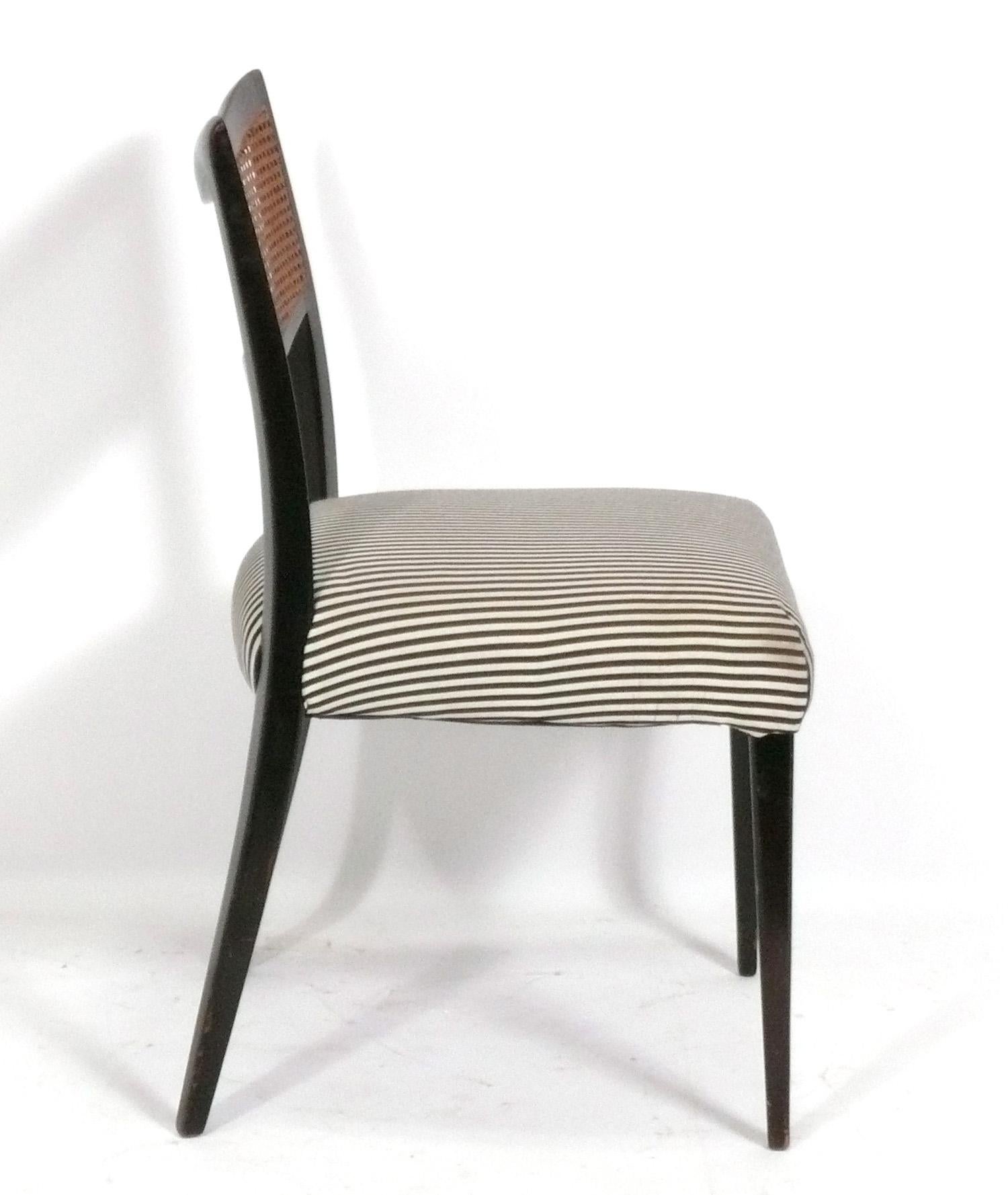Milieu du XXe siècle Harvey Probber - Ensemble de six chaises de salle à manger en vente