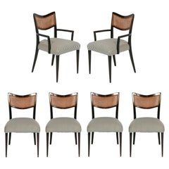 Retro Harvey Probber Dining Chairs Set of Six