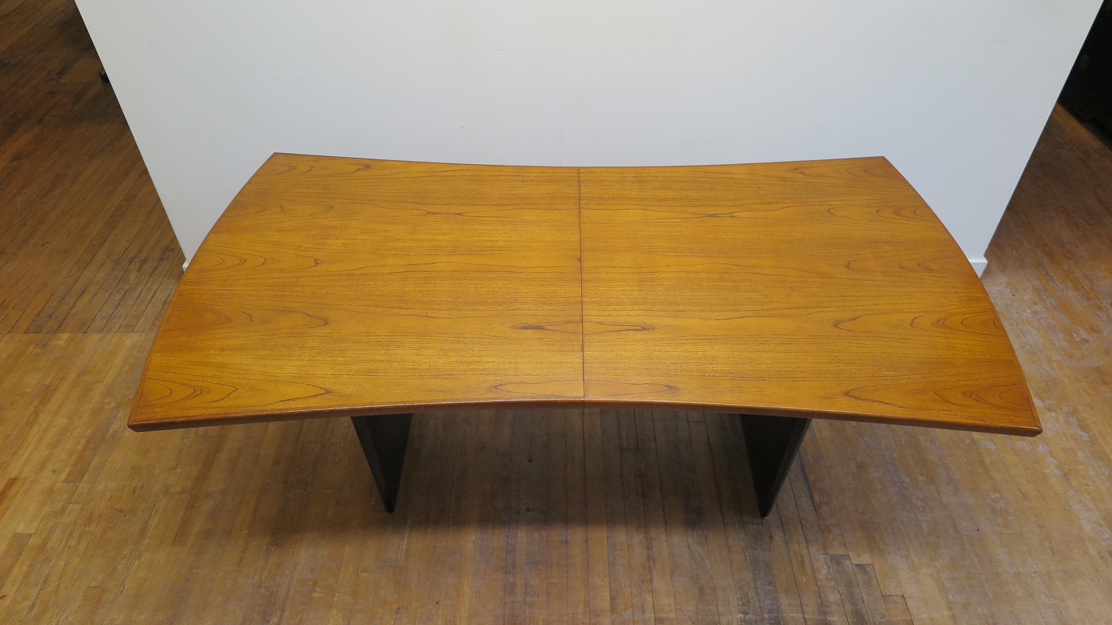 Teak Harvey Probber Dining Table Bow Tie