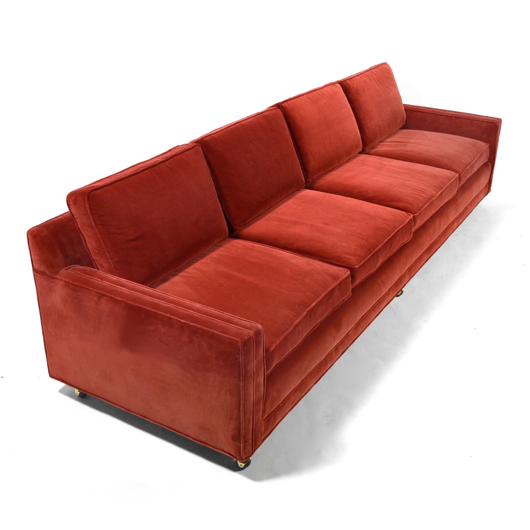 Harvey Probber Double-Arm Sofa In Good Condition In Highland, IN
