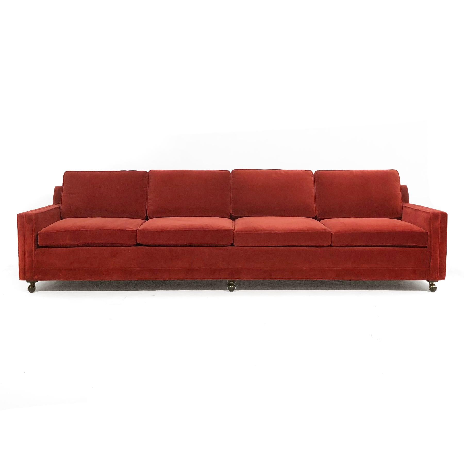 Upholstery Harvey Probber Double-Arm Sofa