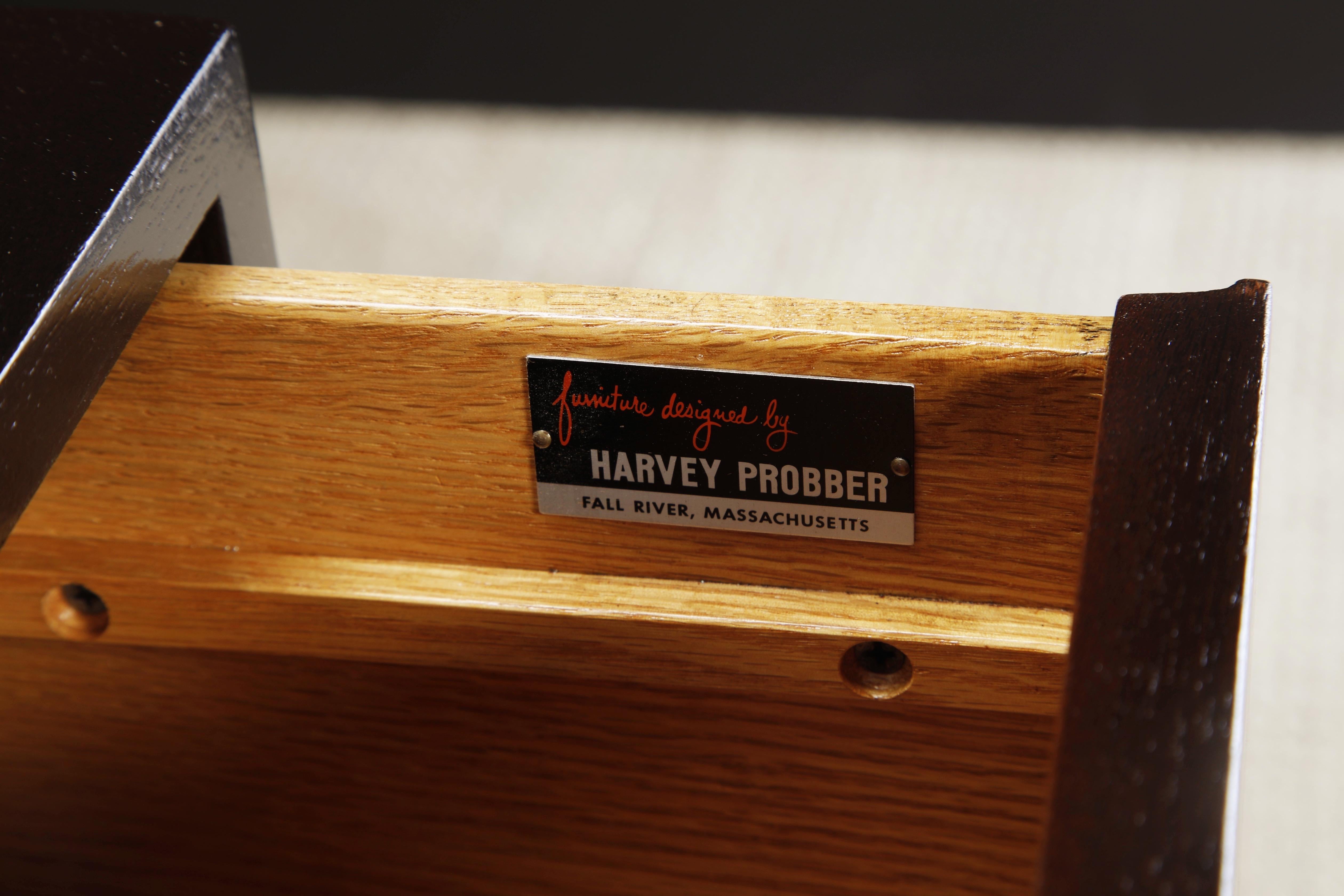 Harvey Probber Dresser, Credenza or Sideboard, c 1960, Refinished, Signed For Sale 11