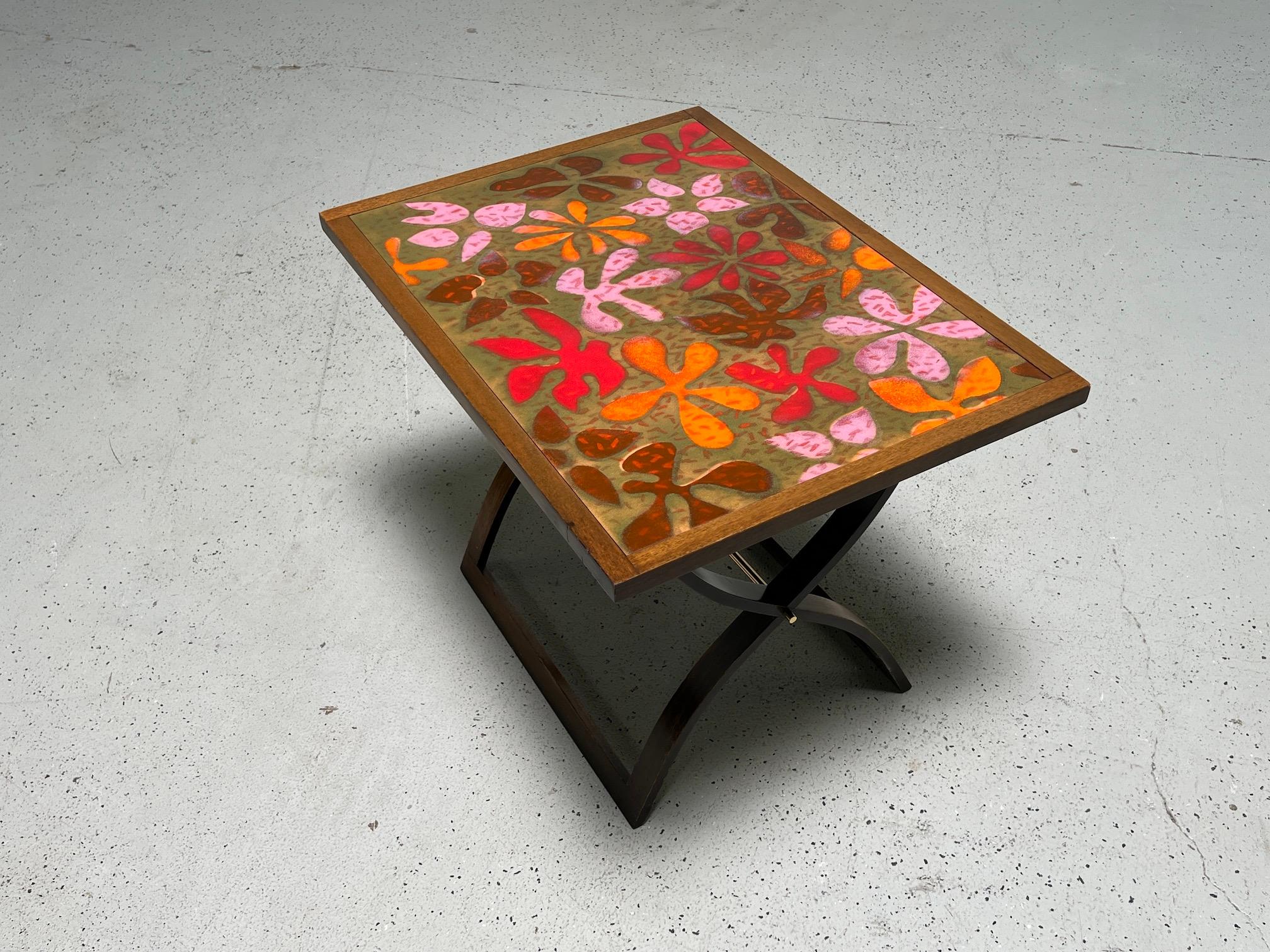 Mid-20th Century Harvey Probber Enameled Top Table 