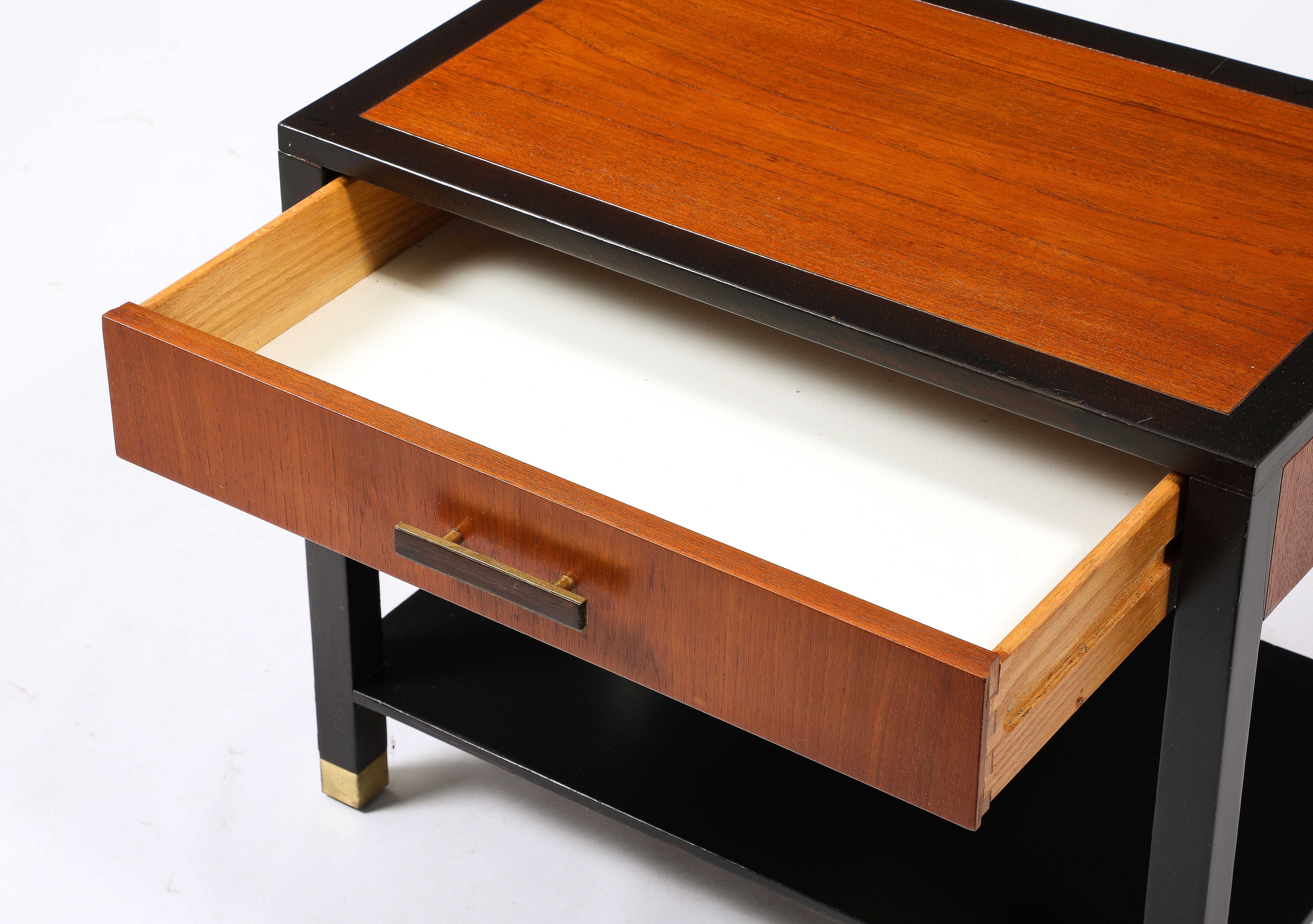 Laiton Tables d'appoint Harvey Probber, États-Unis, années 1950 en vente