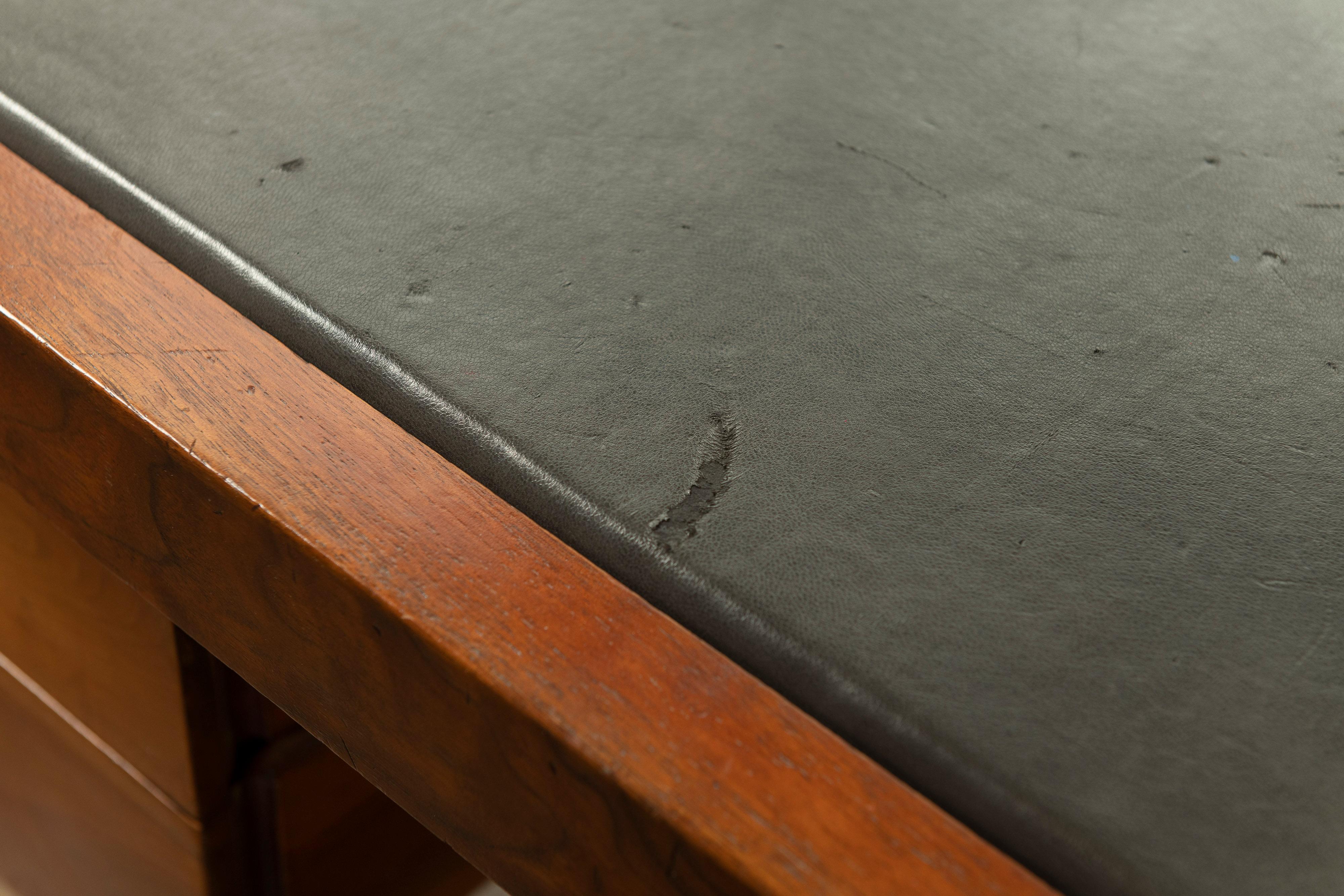 Harvey Probber Executive Pedestal Desk with Polished Walnut Top For Sale 11
