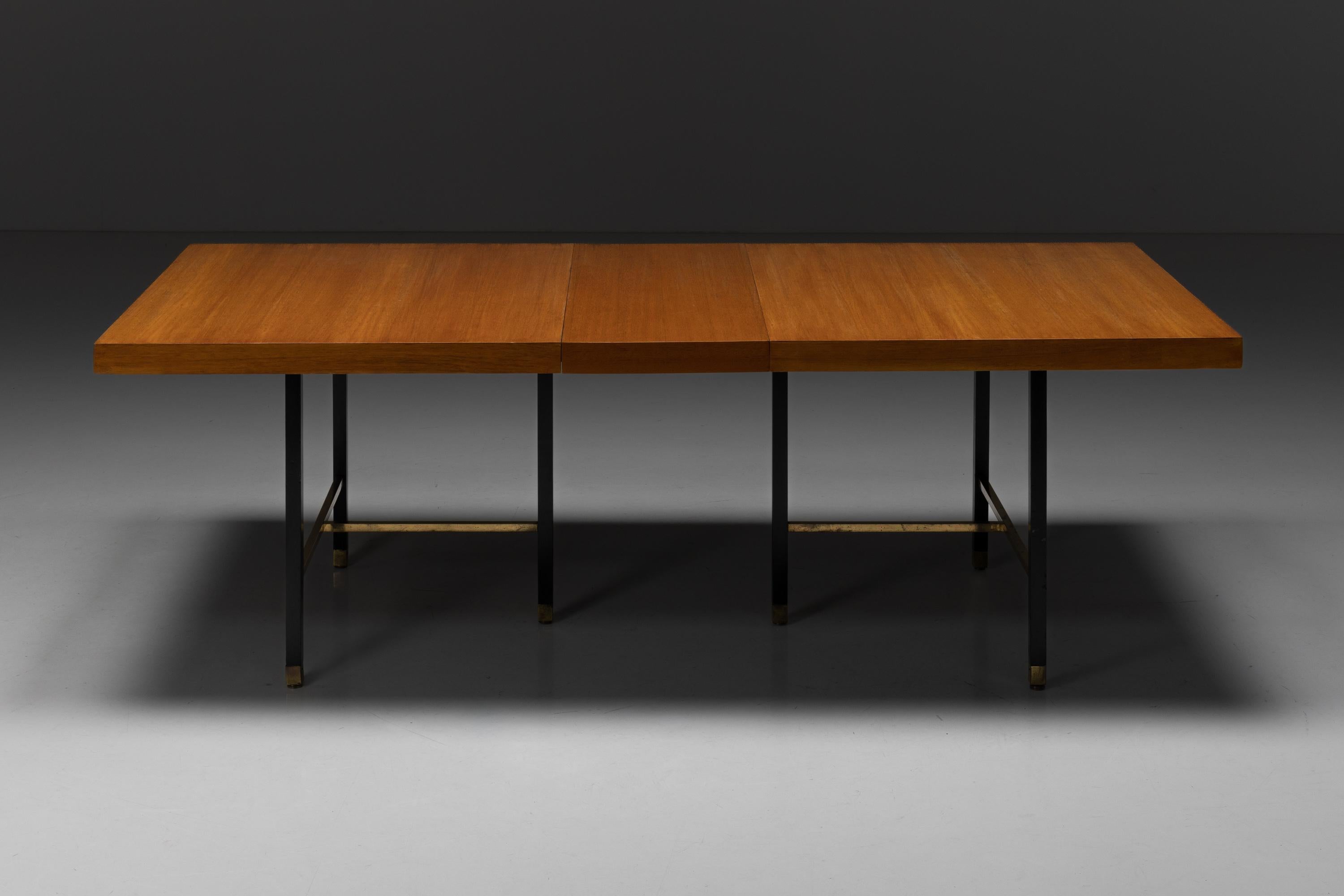 American Harvey Probber Extendable Dining Table, US, 1950s For Sale