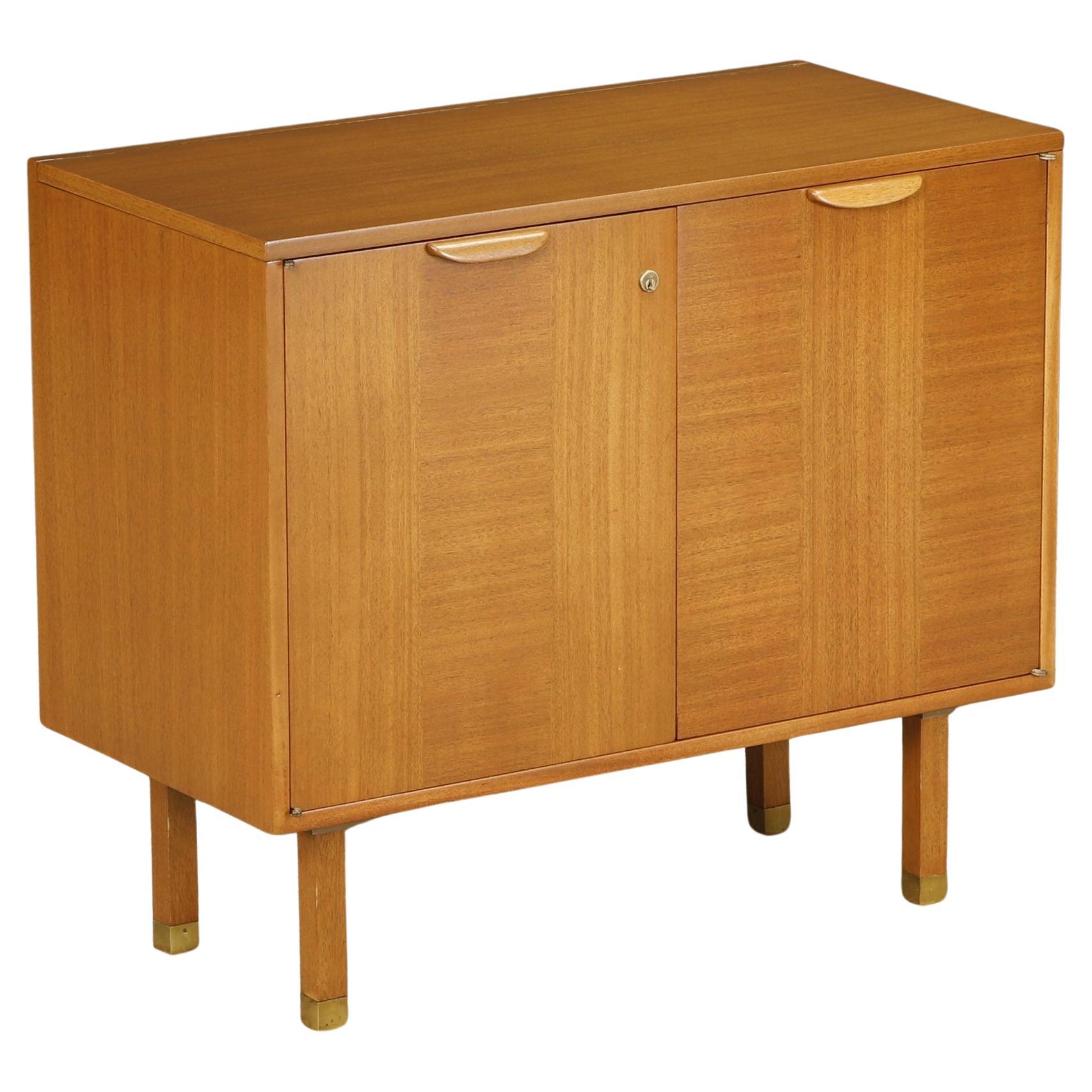 Harvey Probber Flip-Top Barschrank, 1950er Jahre, neu lackiert