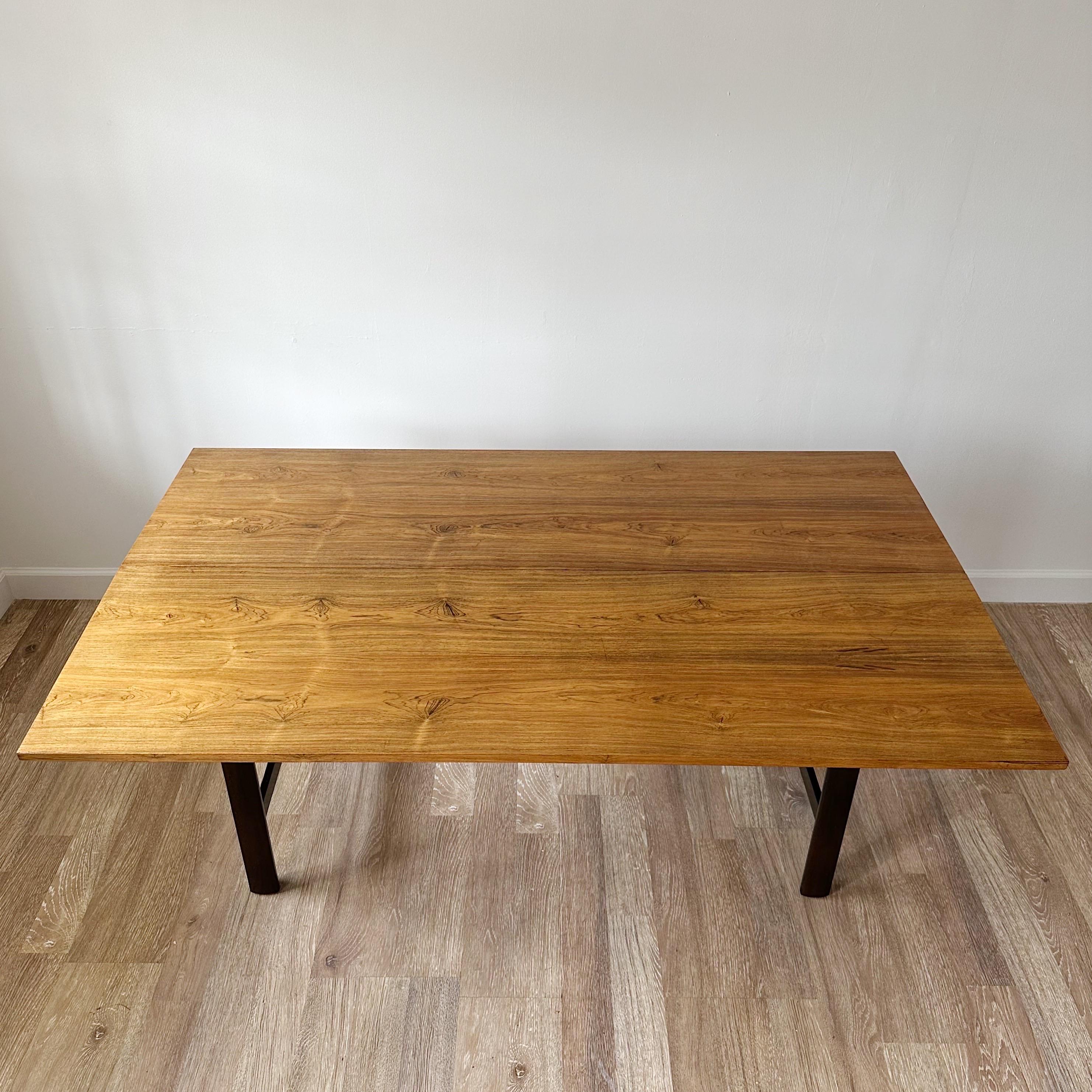 Mid-Century Modern Harvey Probber Flip-Top Rosewood Console Table For Sale