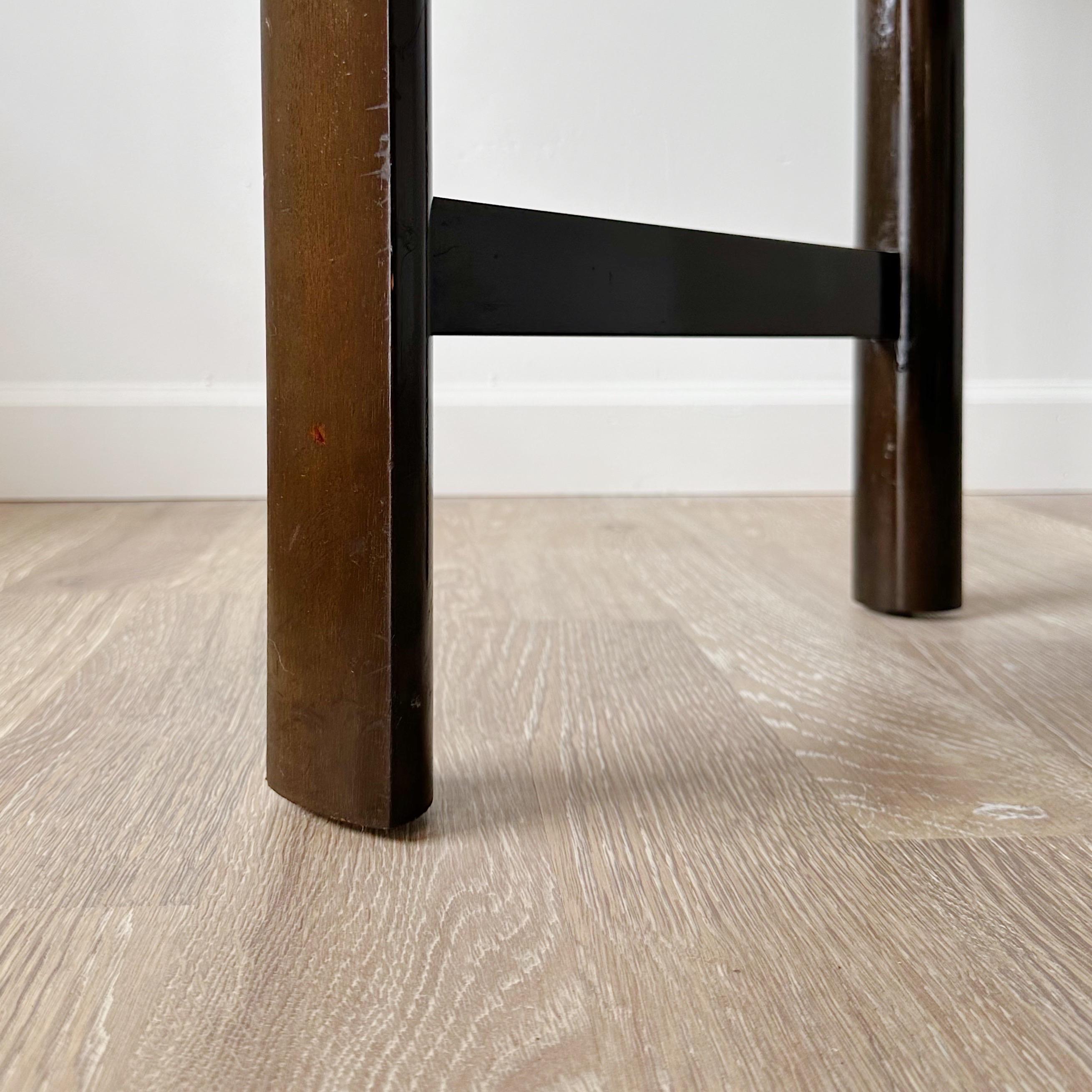 Harvey Probber Flip-Top Rosewood Console Table In Good Condition For Sale In West Palm Beach, FL