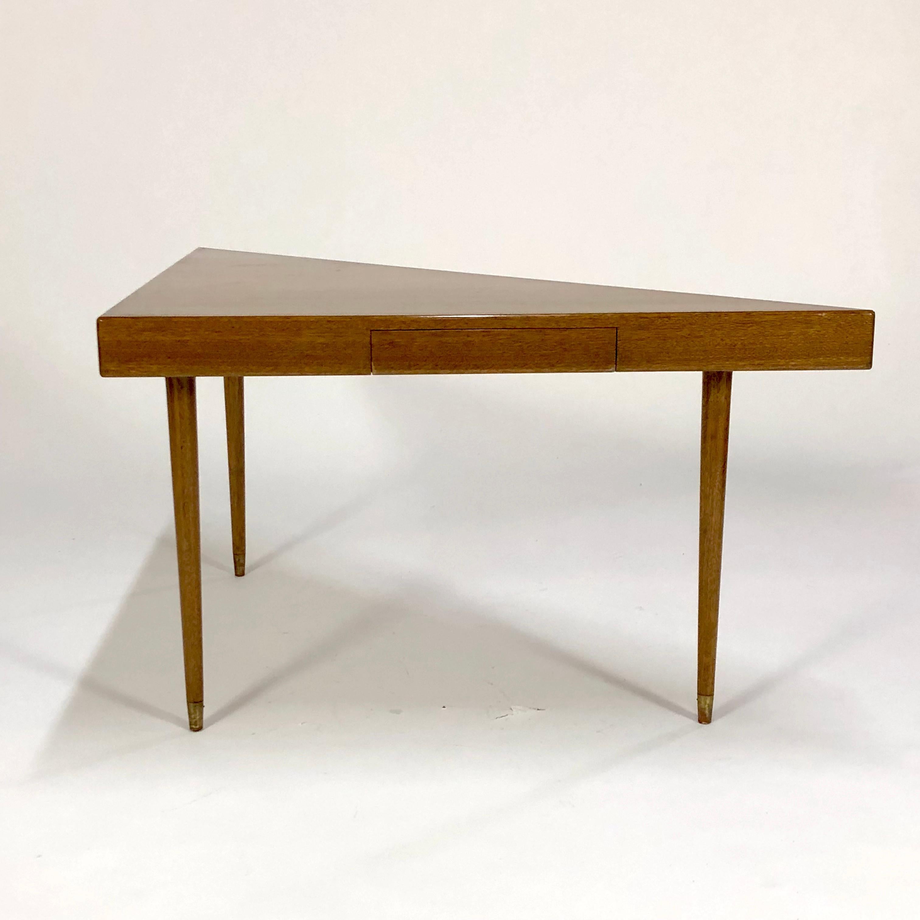 Mid-Century Modern Mahogany Console Table by Harvey Probber