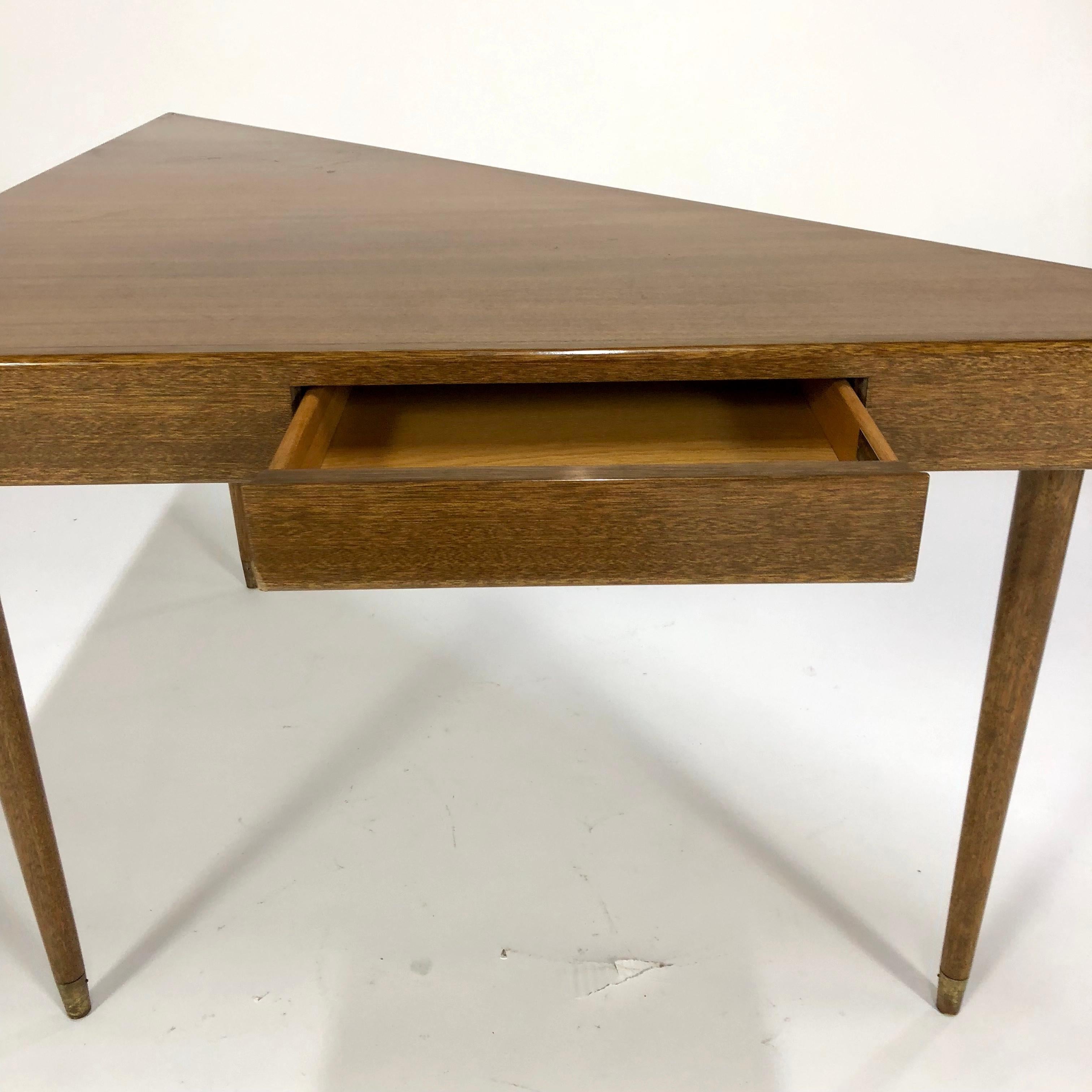 Mahogany Console Table by Harvey Probber In Good Condition In San Francisco, CA