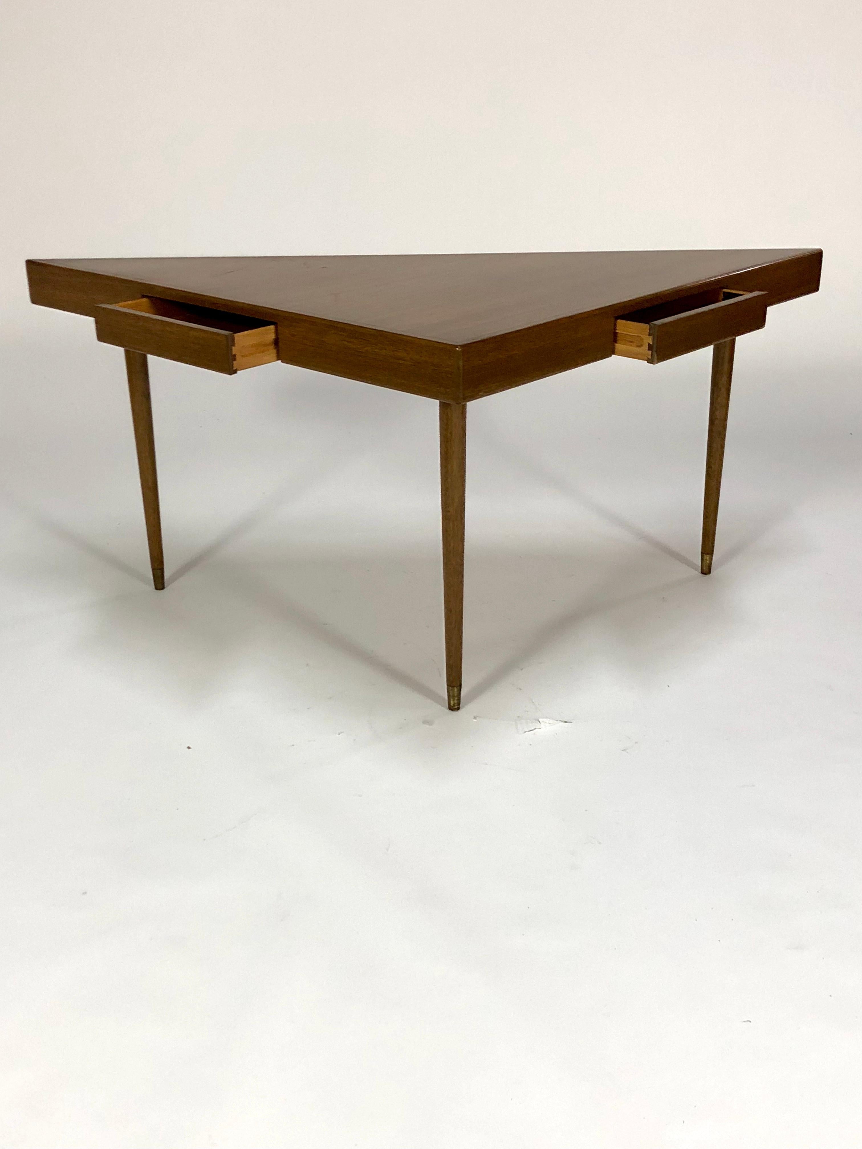 Mahogany Console Table by Harvey Probber 1
