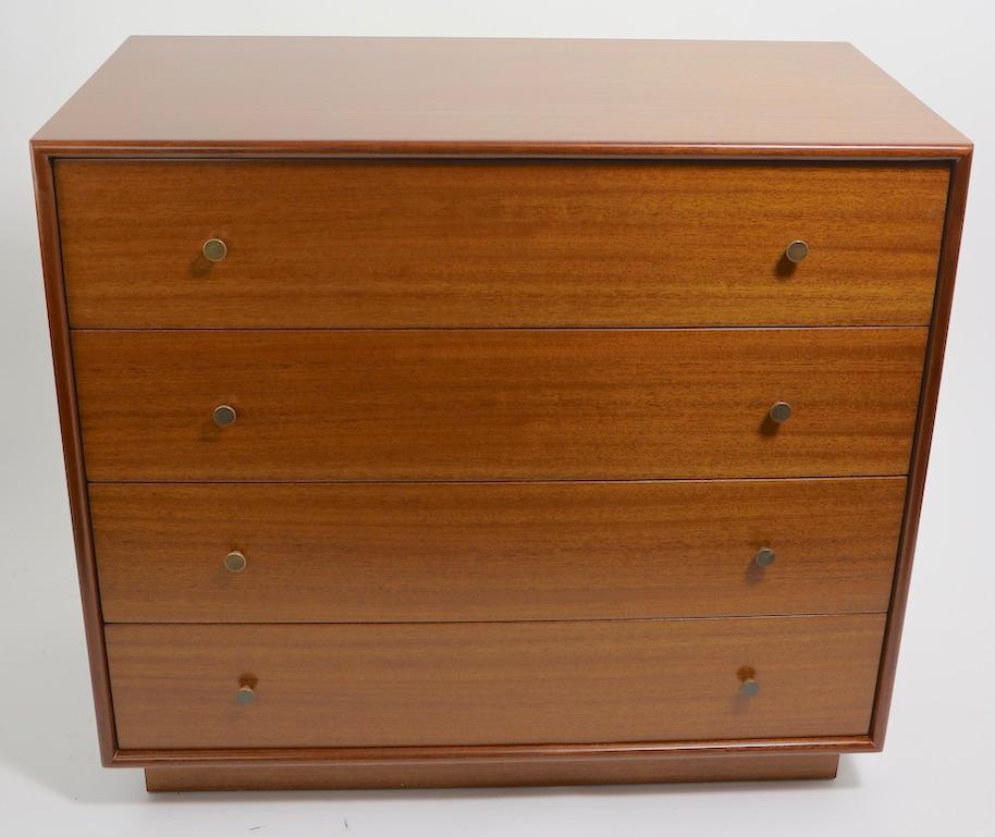 Mid-Century Modern Harvey Probber Four-Drawer Dresser Chest of Drawers