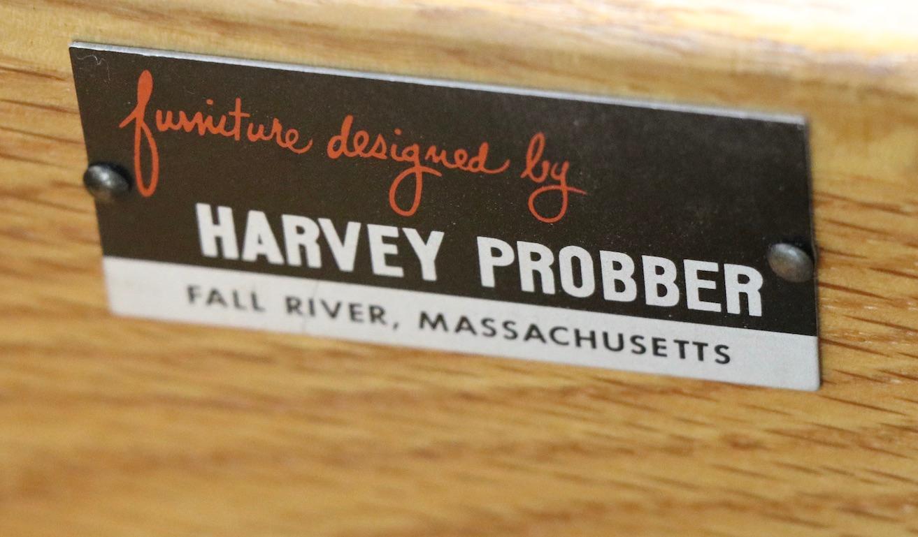 Brass Harvey Probber Four-Drawer Dresser Chest of Drawers