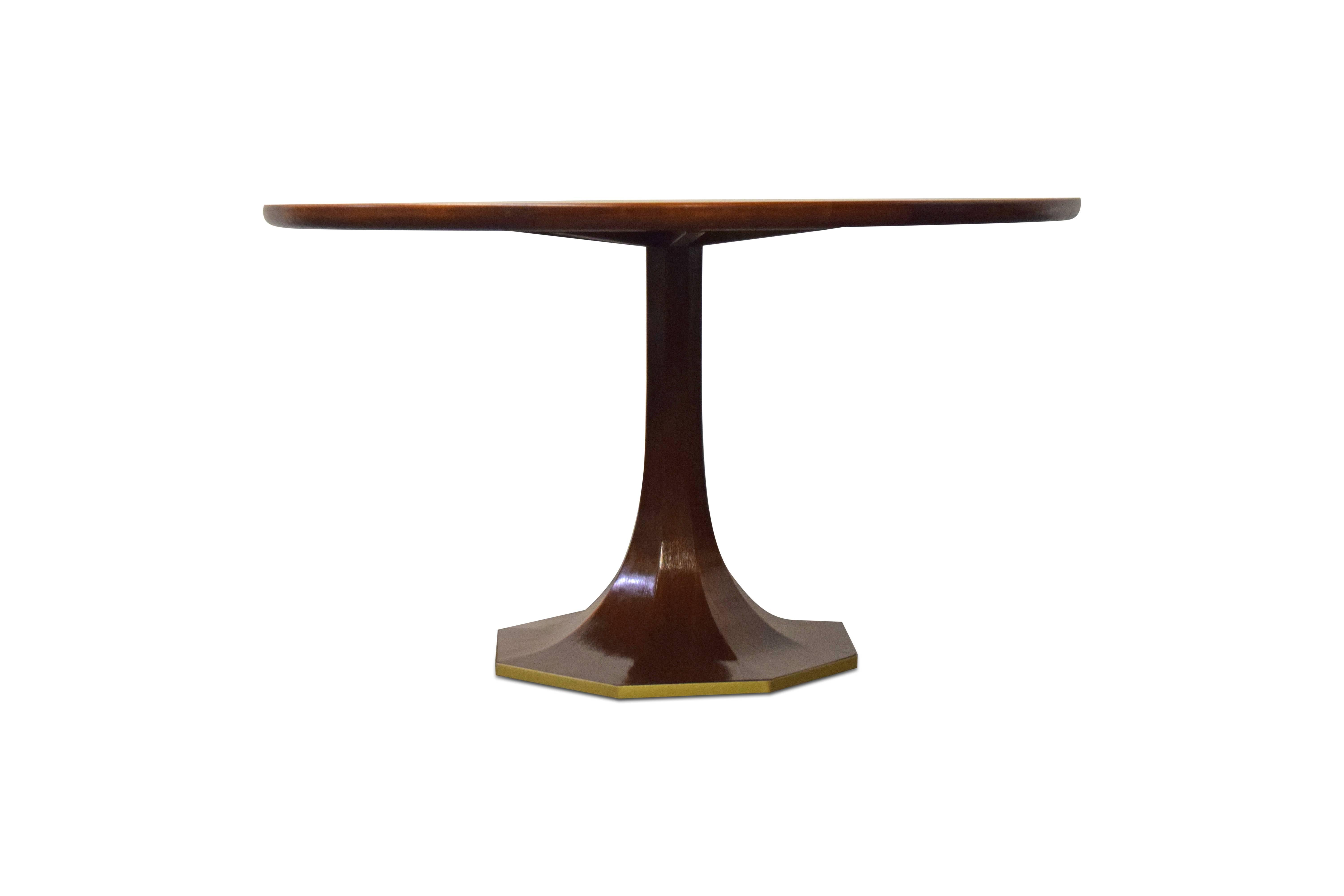 Harvey Probber game table or dining table 

Pedestal.